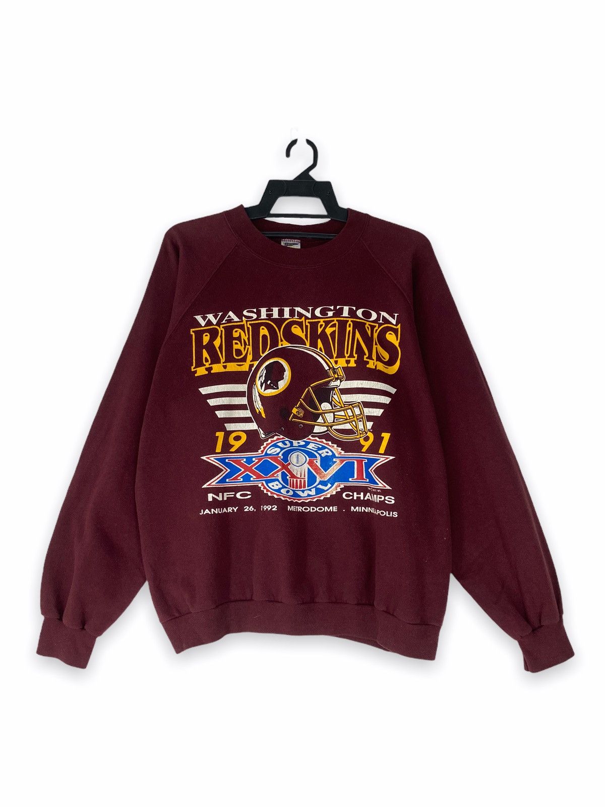 NFL Vintage rare 1991 Washington Red Skins NFC Champs Size US L / EU 52-54 / 3 - 1 Thumbnail