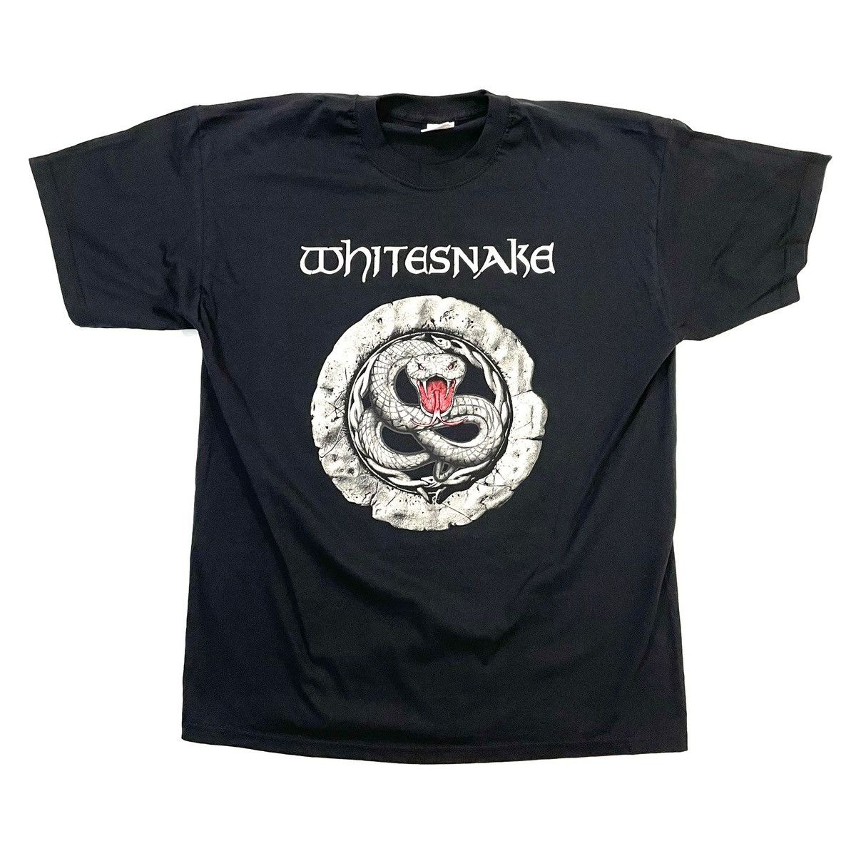 Vintage Whitesnake band tee T-shirt world tour 2004 graphic