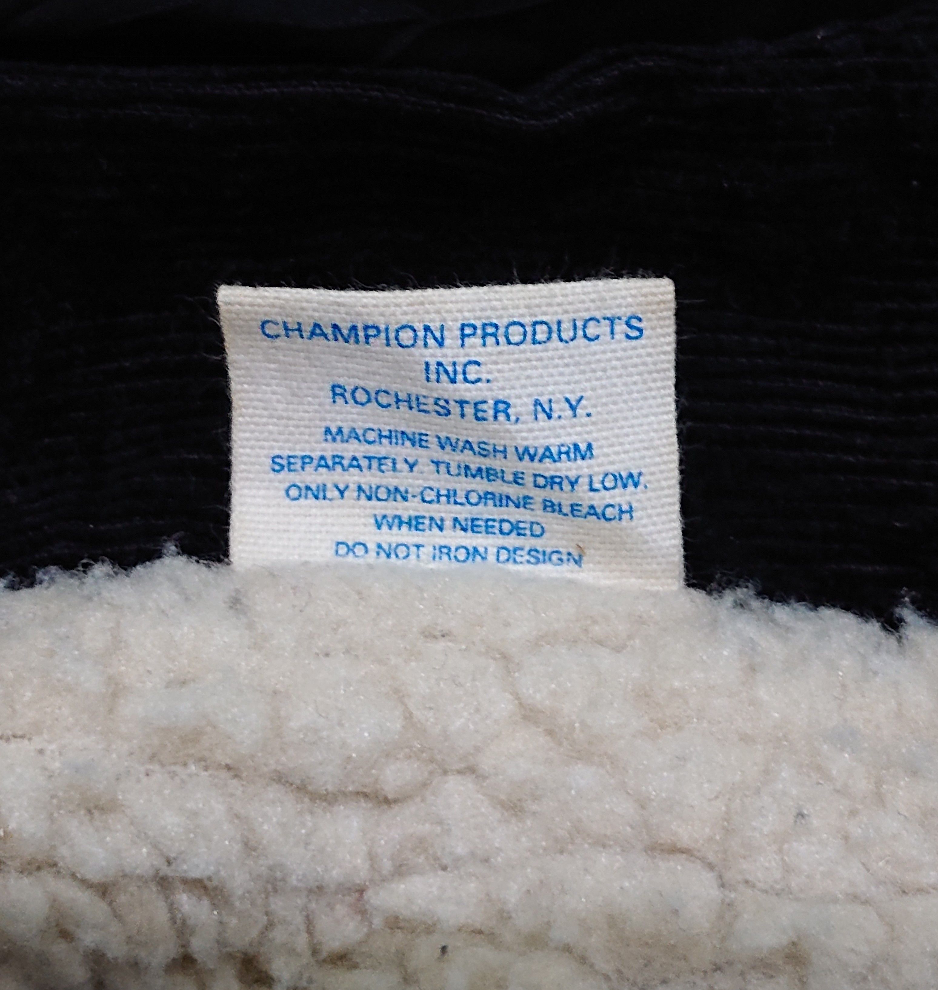 Champion × Vintage VINTAGE CHAMPION NY BASEBALLL SHERPA JACKET Size US L / EU 52-54 / 3 - 5 Thumbnail