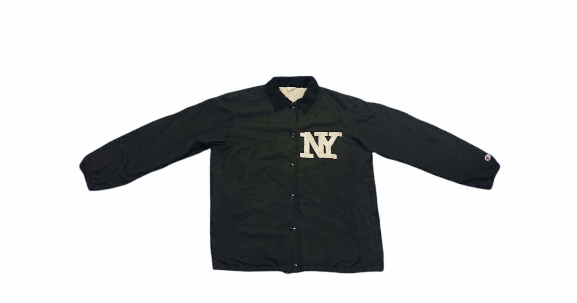 Champion × Vintage VINTAGE CHAMPION NY BASEBALLL SHERPA JACKET Size US L / EU 52-54 / 3 - 3 Thumbnail