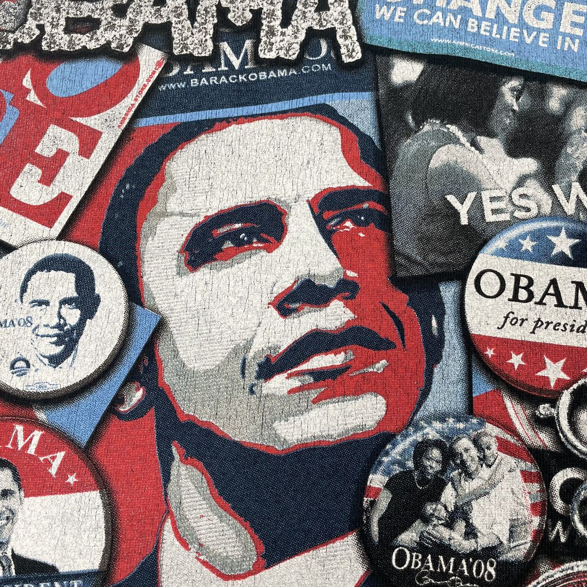 Vintage The 44th President Of USA Barack Obama T-shirt Size US XL / EU 56 / 4 - 7 Thumbnail