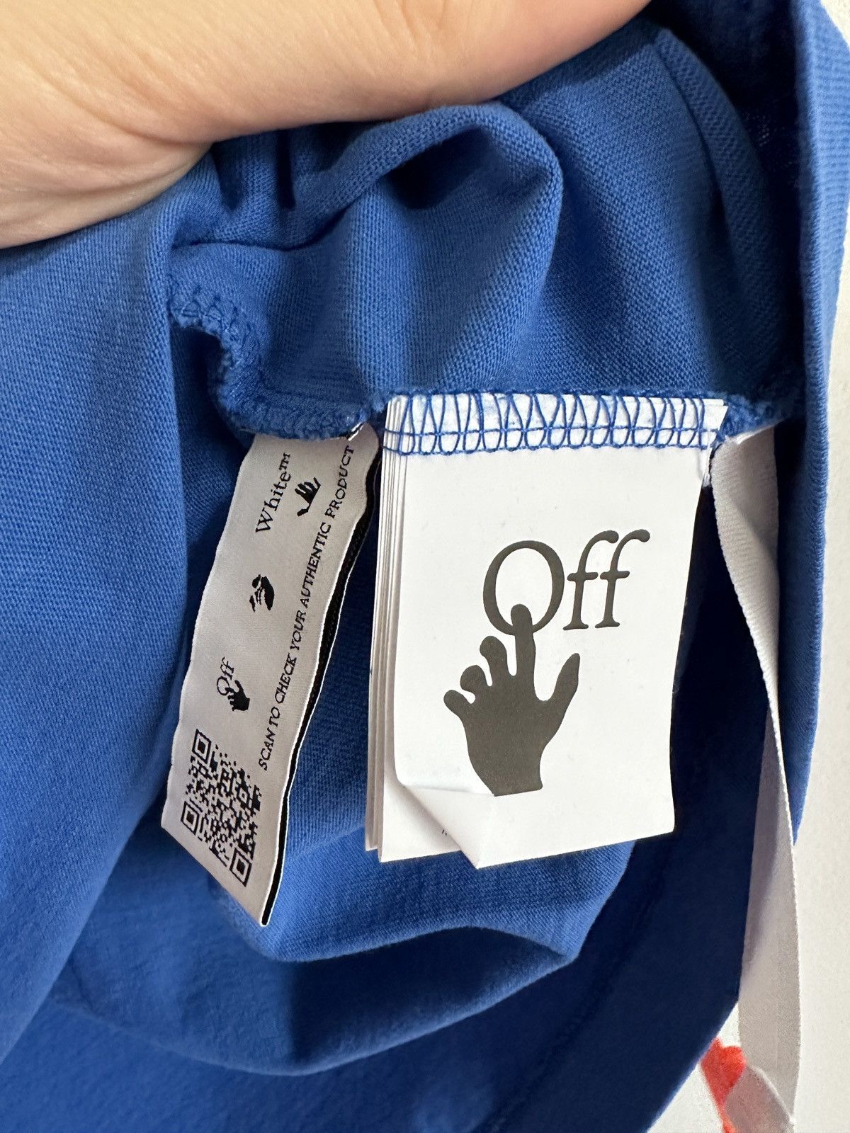 MLB × Off-White Off White Virgil Abloh MLB Baseball Tee T Shirt Chicago Cubs Size US XL / EU 56 / 4 - 5 Thumbnail