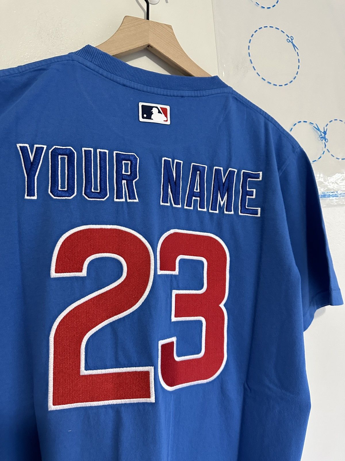 MLB × Off-White Off White Virgil Abloh MLB Baseball Tee T Shirt Chicago Cubs Size US XL / EU 56 / 4 - 7 Thumbnail