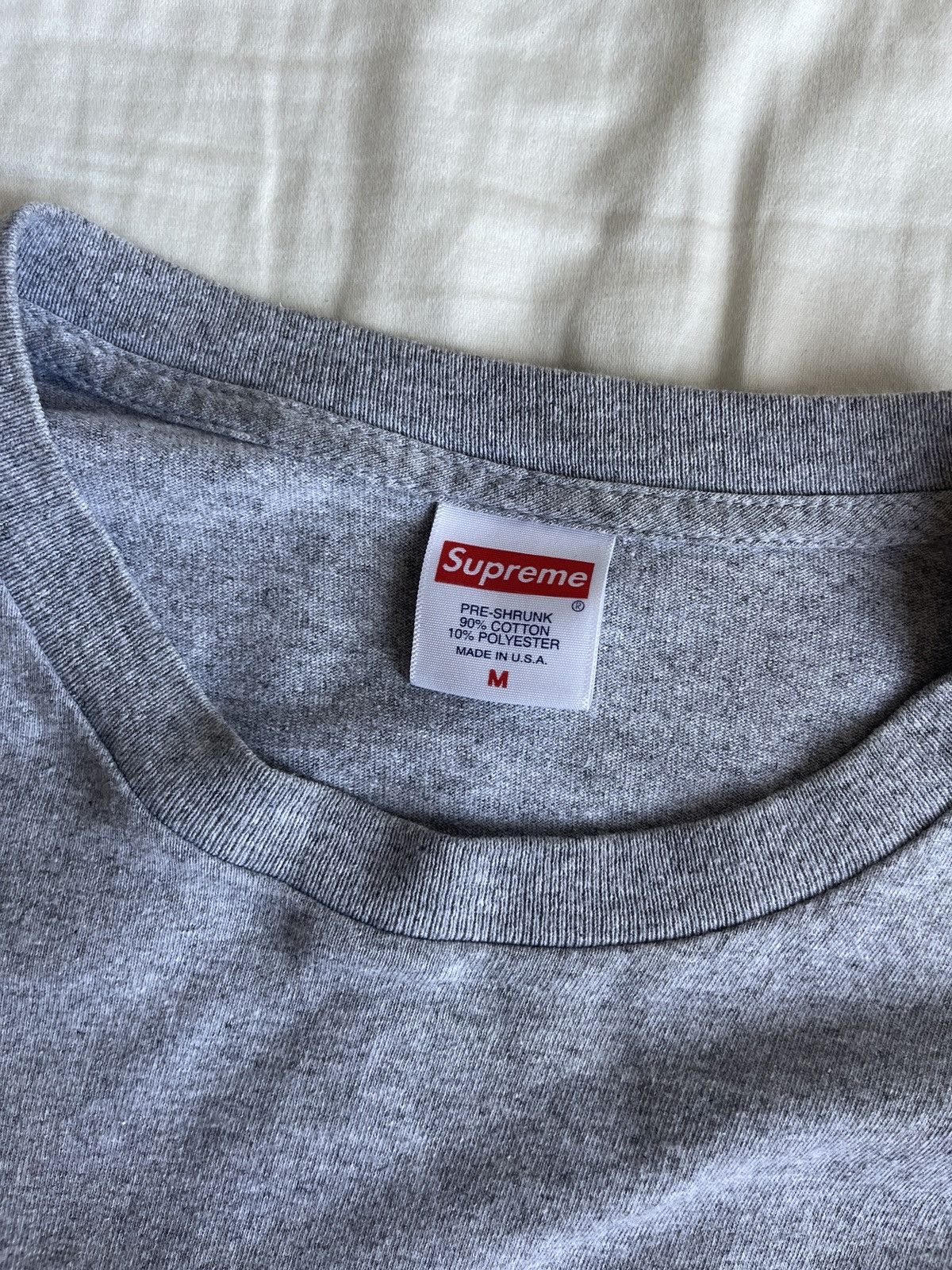 Supreme SUPREME SS18 RIPPLE LOGO LS TEE Size US M / EU 48-50 / 2 - 3 Thumbnail