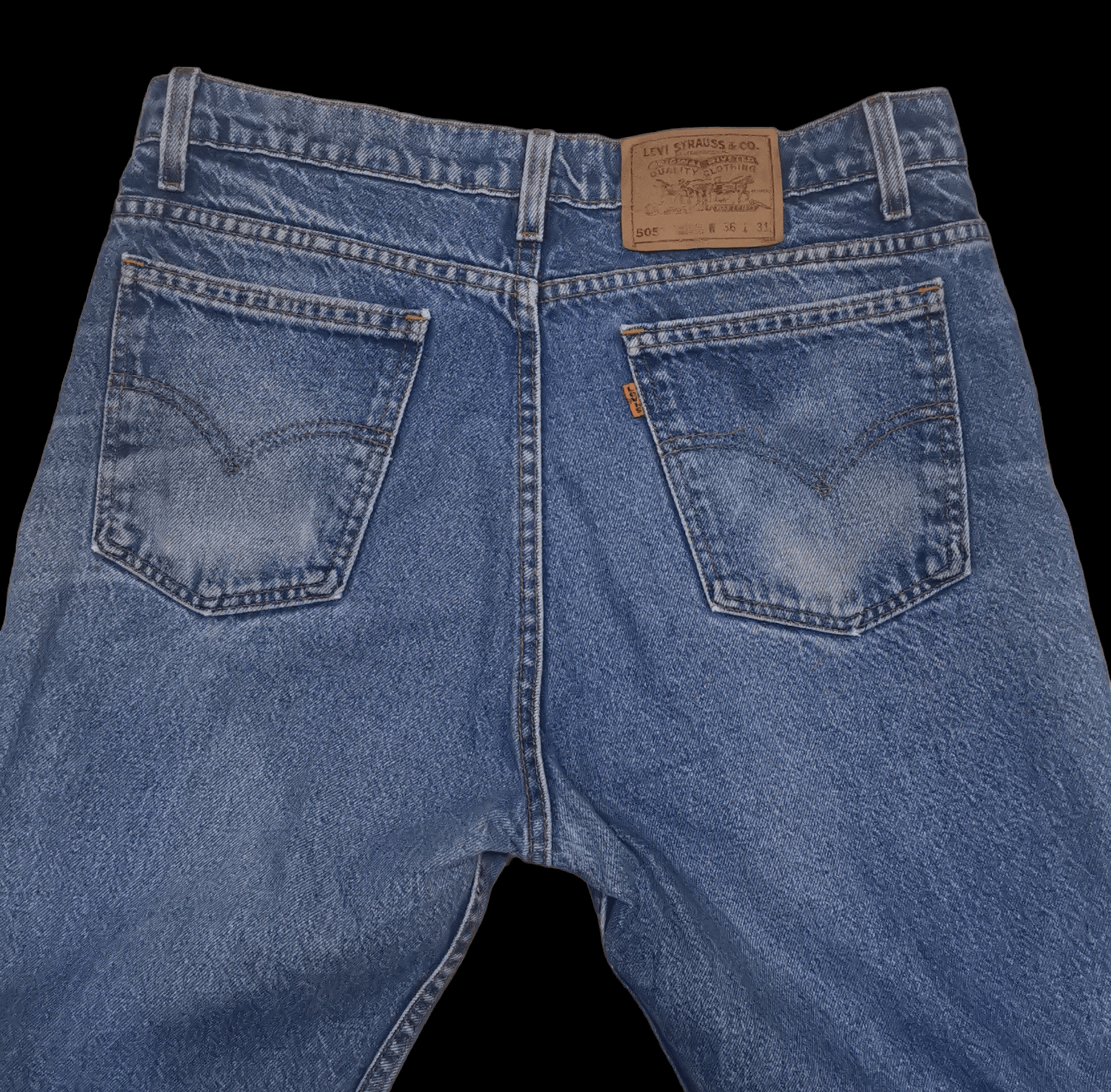 Levi's Vintage Levis 505 Regular Fit x Made In Usa Size US 36 / EU 52 - 3 Thumbnail