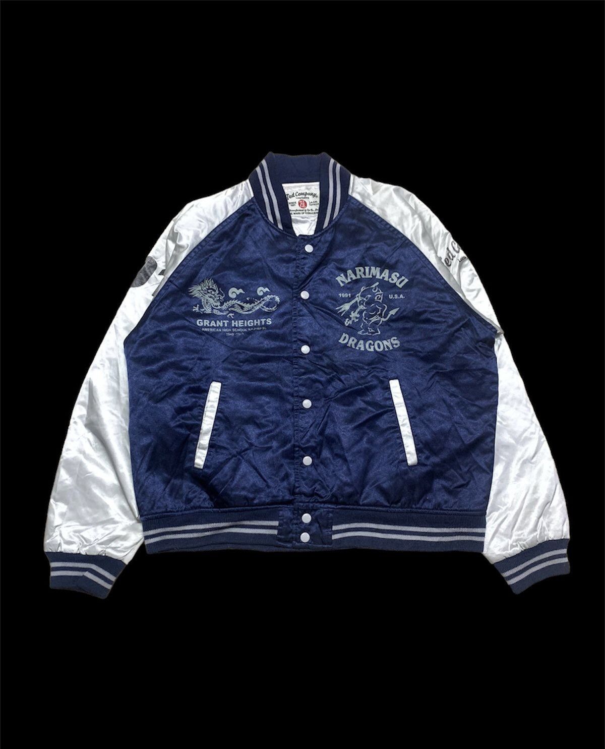 Tedman Tedman Reversible Devil Embroidered Souvenir Jacket