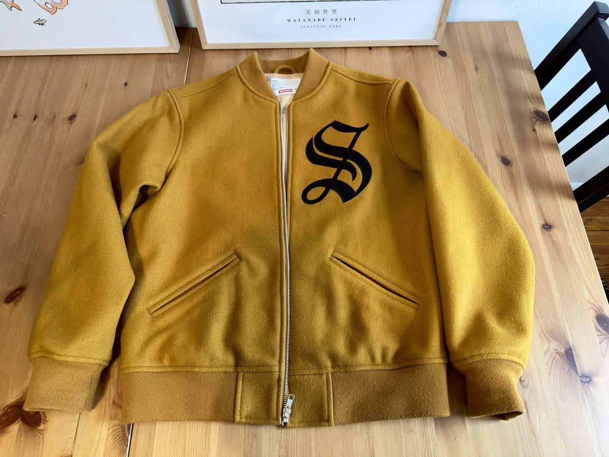 Supreme Old English Varsity Bomber Jacket
