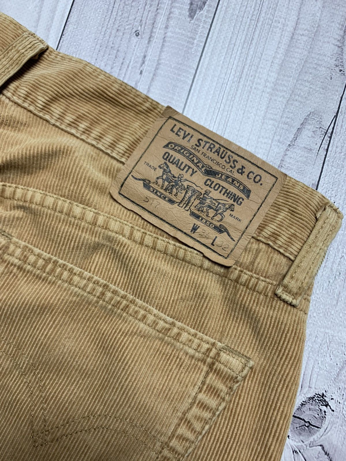 Levi's × Levi's Vintage Clothing × Vintage Vintage Levis Denim velvet Size 32 Size US 32 / EU 48 - 3 Thumbnail