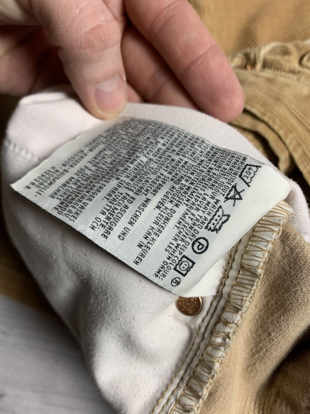 Levi's × Levi's Vintage Clothing × Vintage Vintage Levis Denim velvet Size 32 Size US 32 / EU 48 - 8 Thumbnail