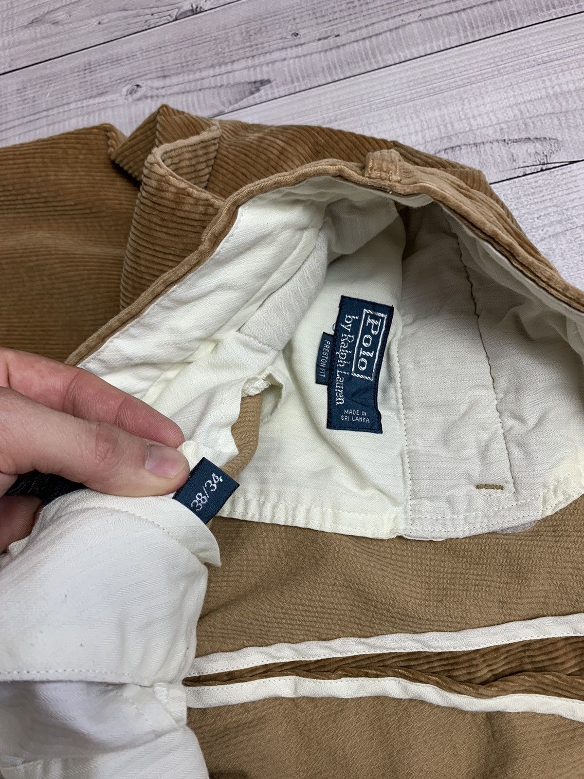 Ralph Lauren Vintage velvet denim jeans polo Ralph Lauren size 38 Size US 38 / EU 54 - 3 Thumbnail