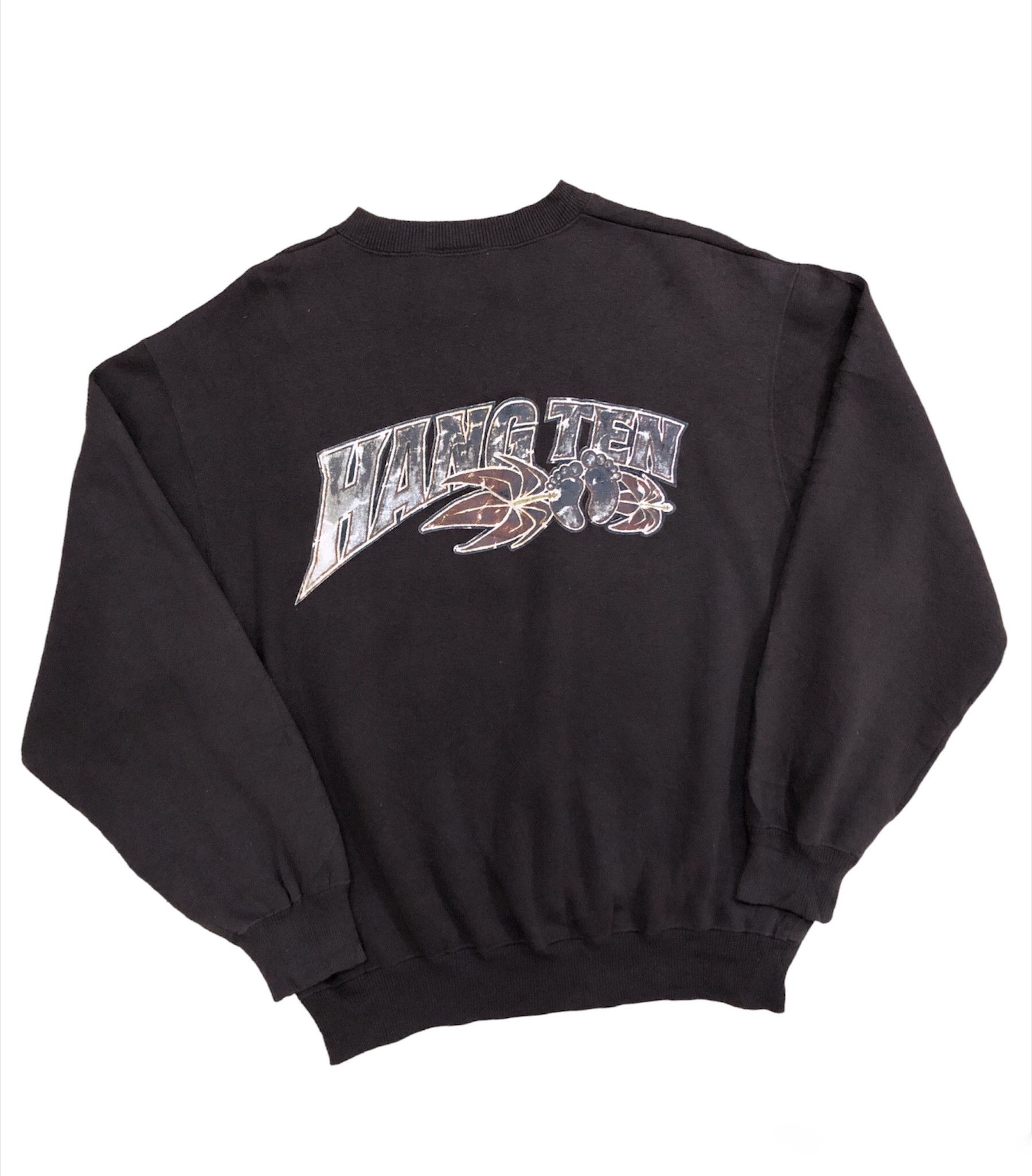 Hang Ten × Vintage Vintage Hang Ten Sweatshirt Surfing Brand Size M Size US M / EU 48-50 / 2 - 1 Thumbnail