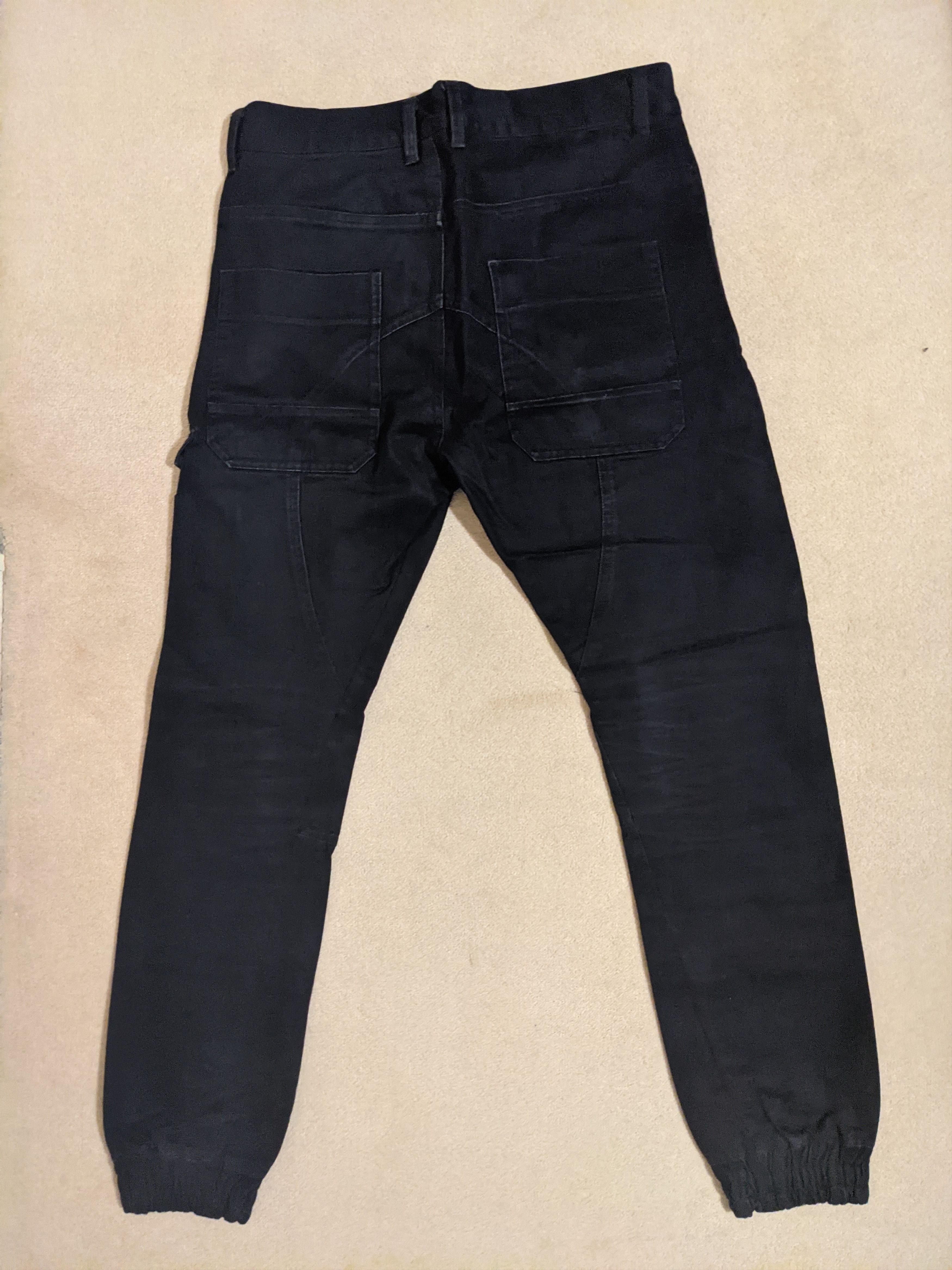 Saxony AW11 Carrot Fit Cargo Pants Cuffed Hem Size US 32 / EU 48 - 2 Thumbnail