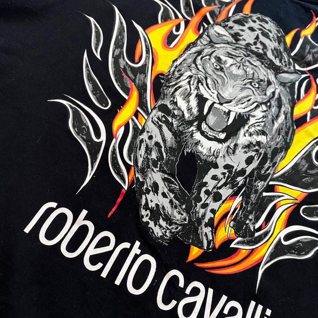 Roberto Cavalli Roberto Cavalli «Flaming Tiger» T-Shirt Size US L / EU 52-54 / 3 - 6 Thumbnail