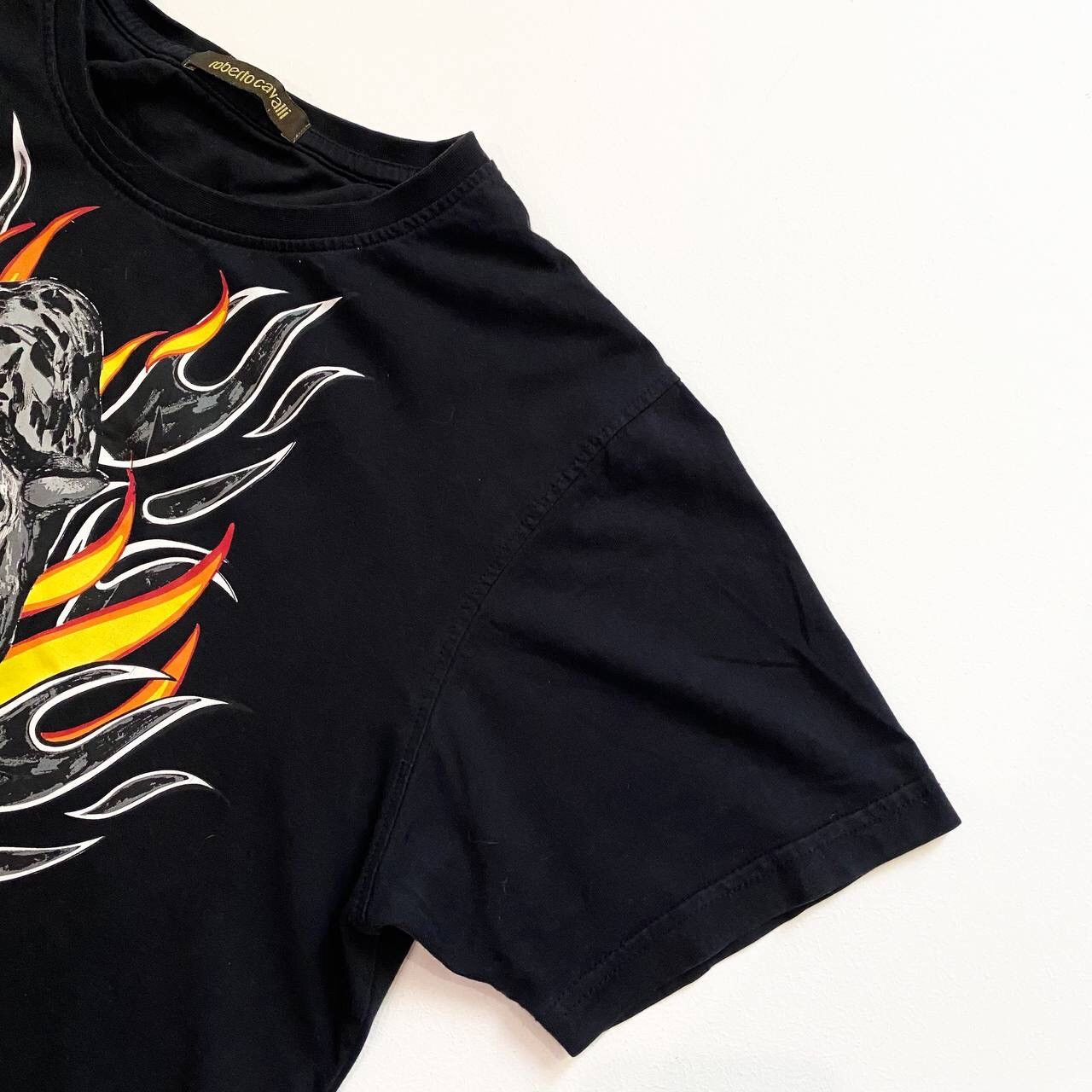 Roberto Cavalli Roberto Cavalli «Flaming Tiger» T-Shirt Size US L / EU 52-54 / 3 - 7 Thumbnail