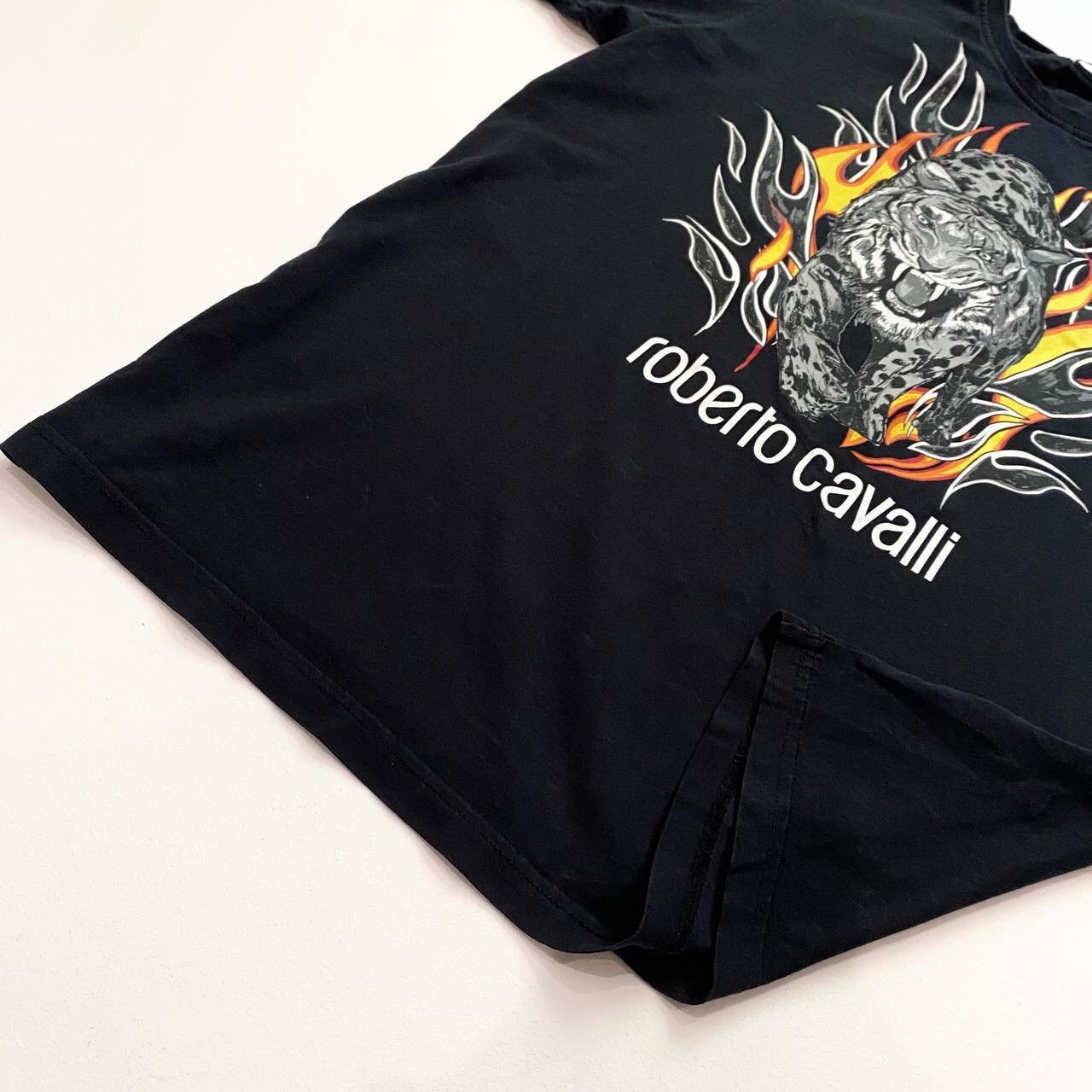 Roberto Cavalli Roberto Cavalli «Flaming Tiger» T-Shirt Size US L / EU 52-54 / 3 - 8 Thumbnail
