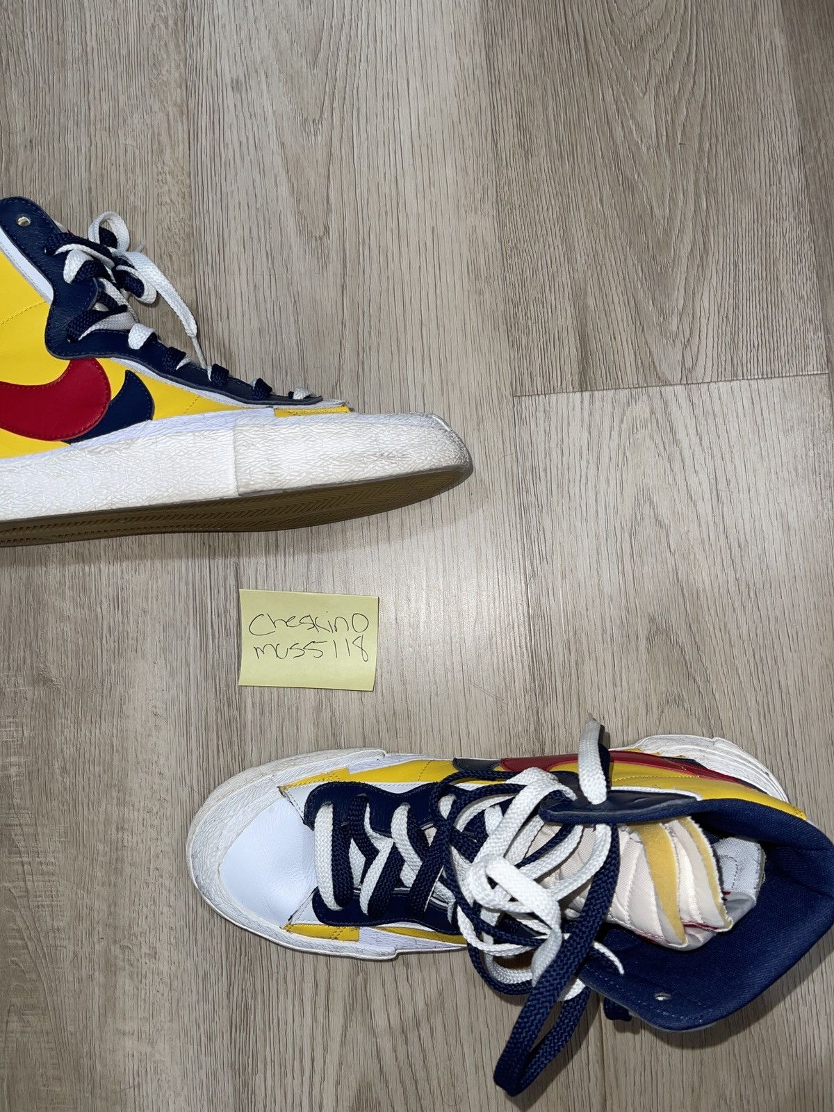 Nike × Sacai Nike - Blazer Mid / Sacai “snow beach” Size US 10.5 / EU 43-44 - 3 Thumbnail