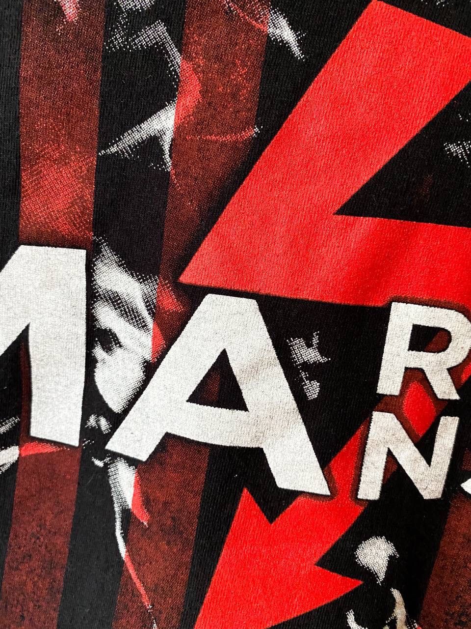 Band Tees × Marilyn Manson × Vintage Marilyn Manson Vintage Double Side Printed Band Tee Y2K Size US M / EU 48-50 / 2 - 9 Thumbnail