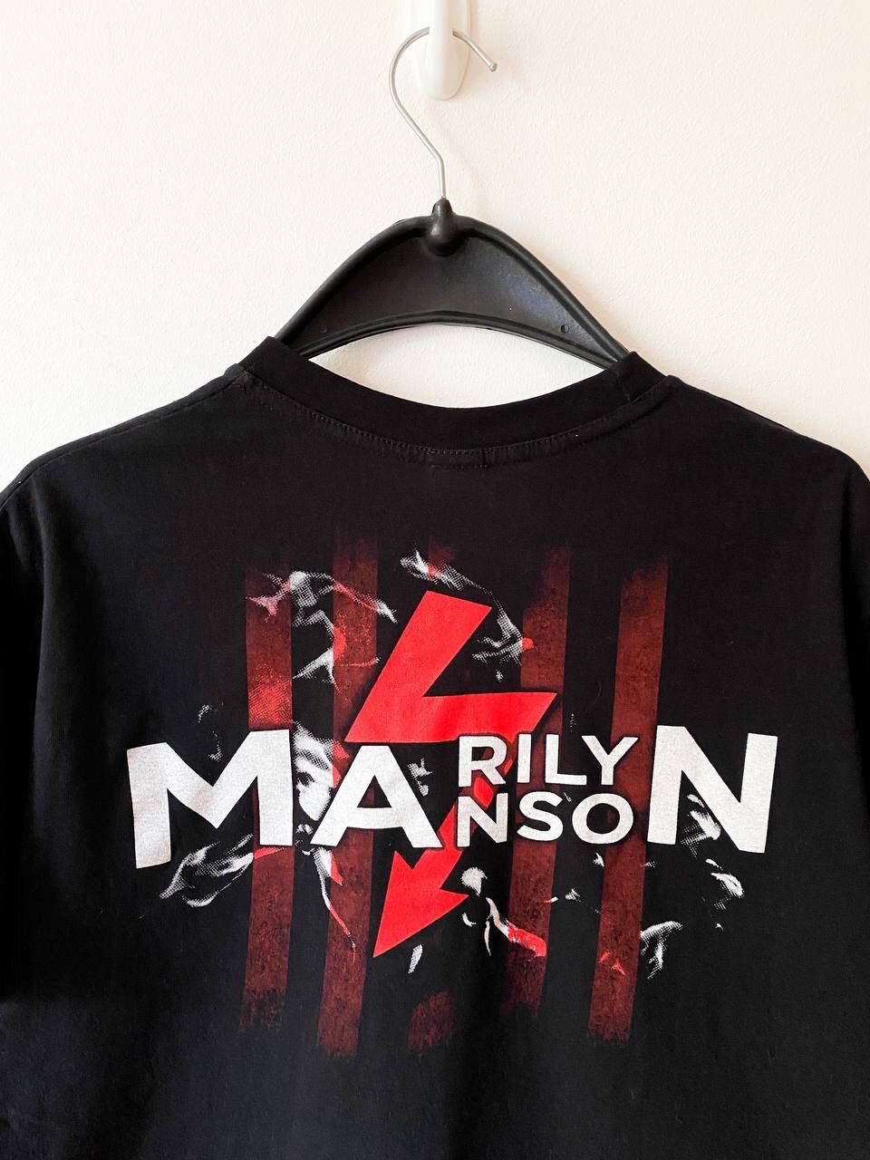 Band Tees × Marilyn Manson × Vintage Marilyn Manson Vintage Double Side Printed Band Tee Y2K Size US M / EU 48-50 / 2 - 8 Thumbnail