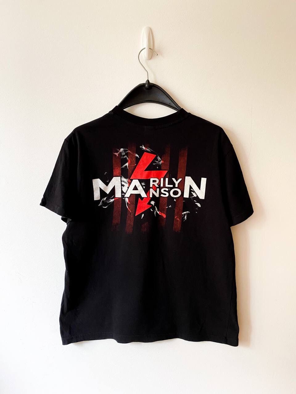 Band Tees × Marilyn Manson × Vintage Marilyn Manson Vintage Double Side Printed Band Tee Y2K Size US M / EU 48-50 / 2 - 7 Thumbnail