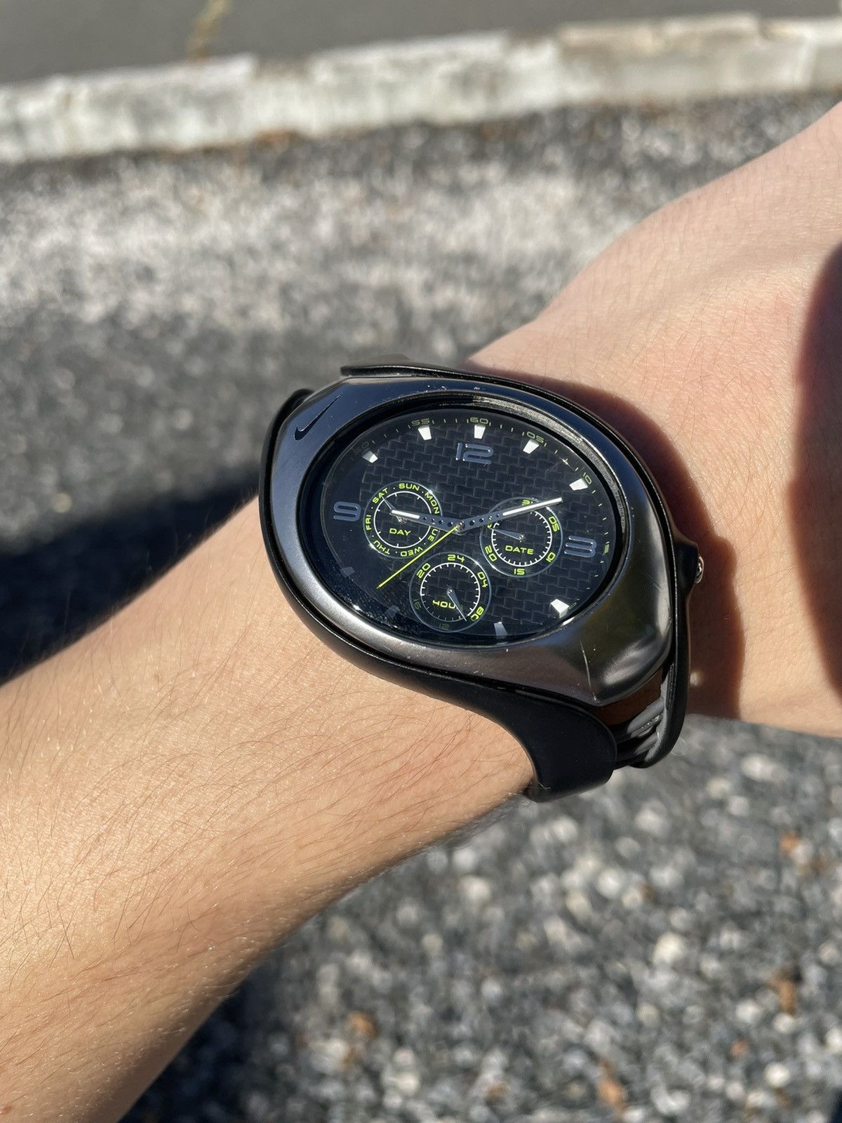 Nike 3I Swift Sport Watch Black ブラック NIKE 3I SWIFT MENS SPORT WATCH BLACK OOO1 | eBay