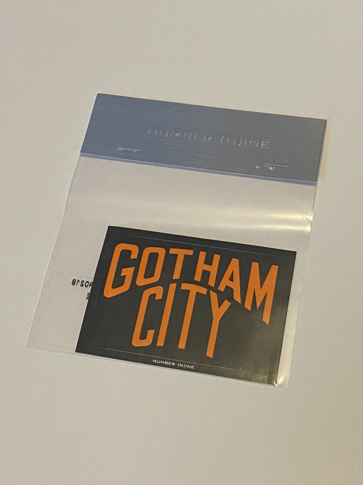 Number (N)ine Number (N)ine Gotham City Sticker Orange 2002 Size ONE SIZE - 1 Thumbnail