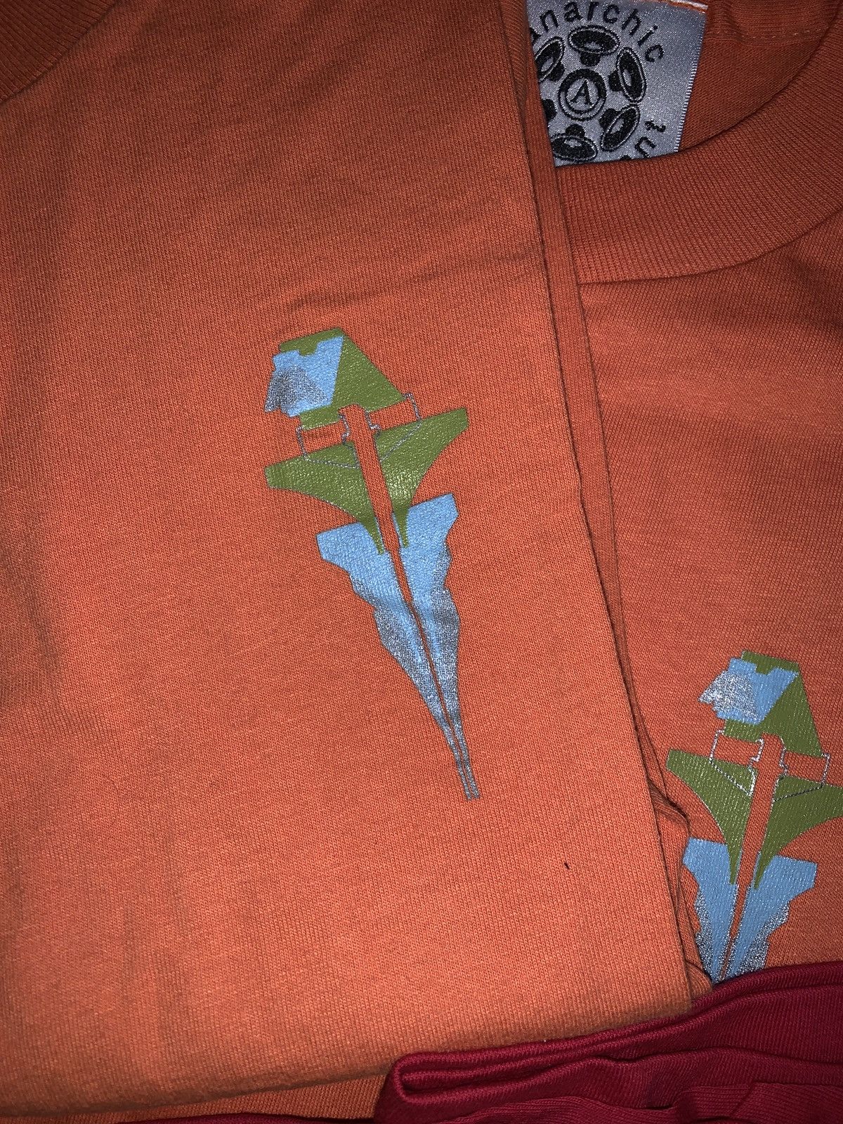 Other VINTAGE ANARCHIC ADJUSTMENT DeadStock Totem Tee Size US L / EU 52-54 / 3 - 4 Thumbnail