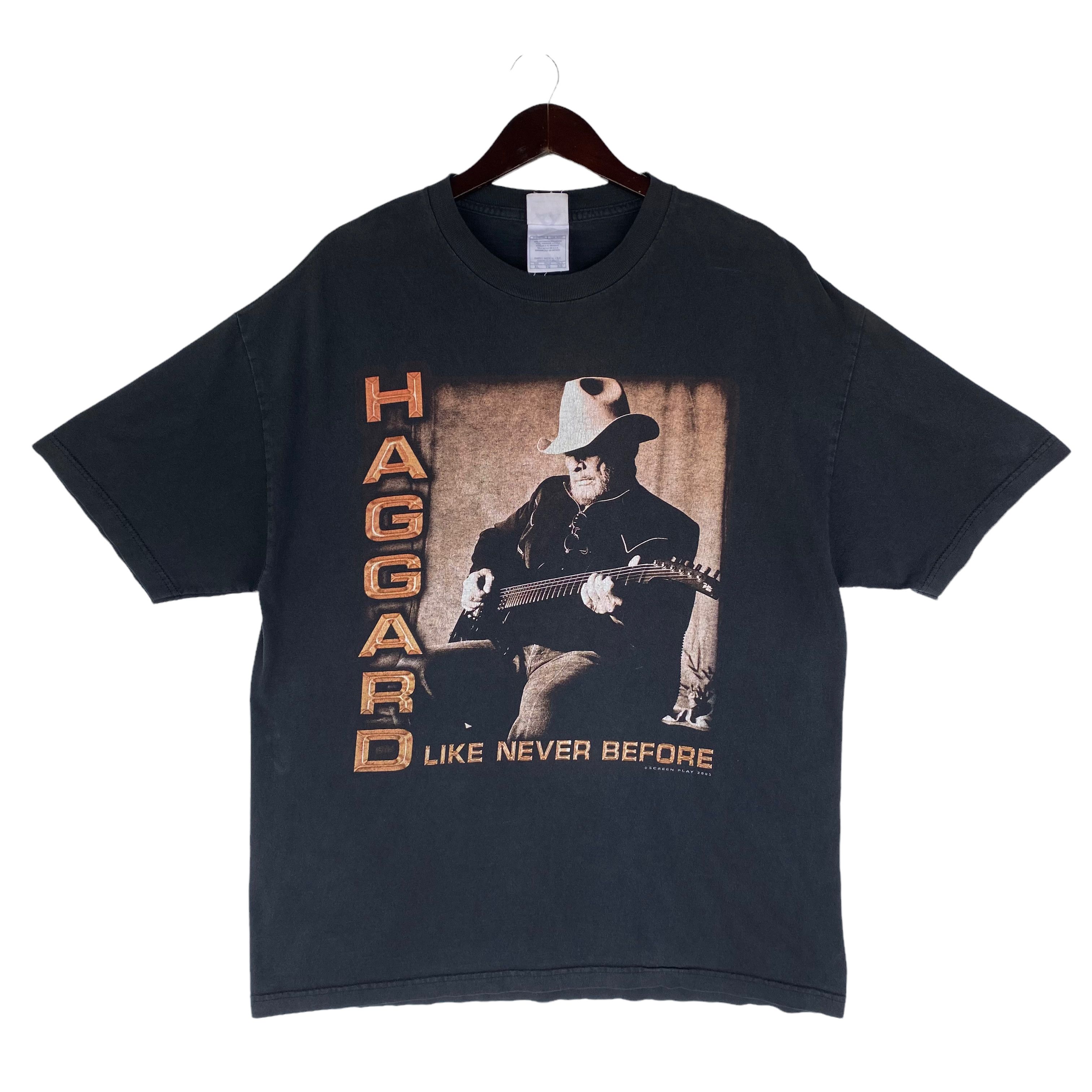Band Tees 💥VINTAGE MERLE HAGGARD country Like Never Before 2003 shirt Size US XL / EU 56 / 4 - 1 Thumbnail