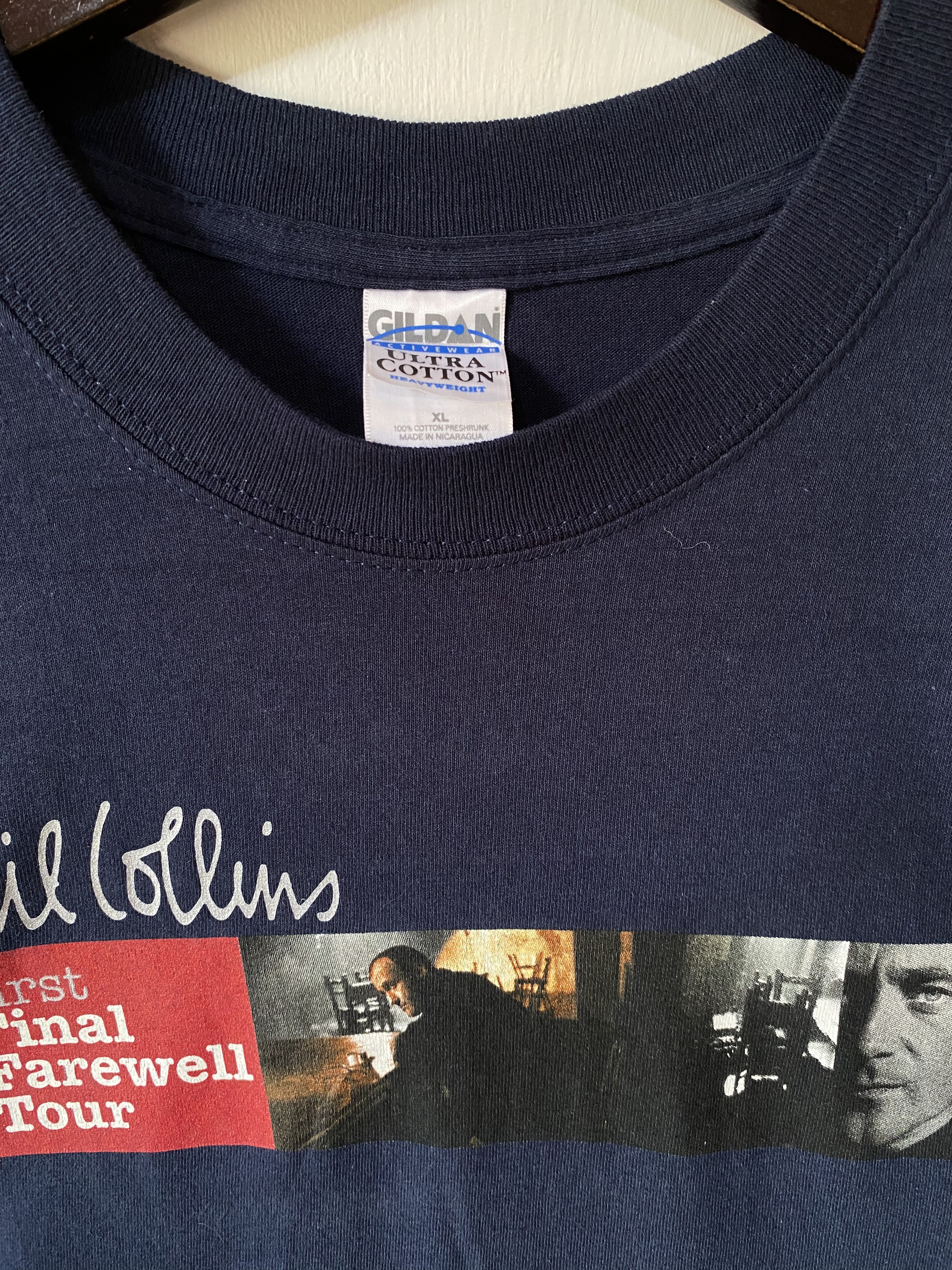Band Tees 💥Vintage PHIL COLLINS singer rock band Genesis pop shirt Size US XL / EU 56 / 4 - 3 Thumbnail