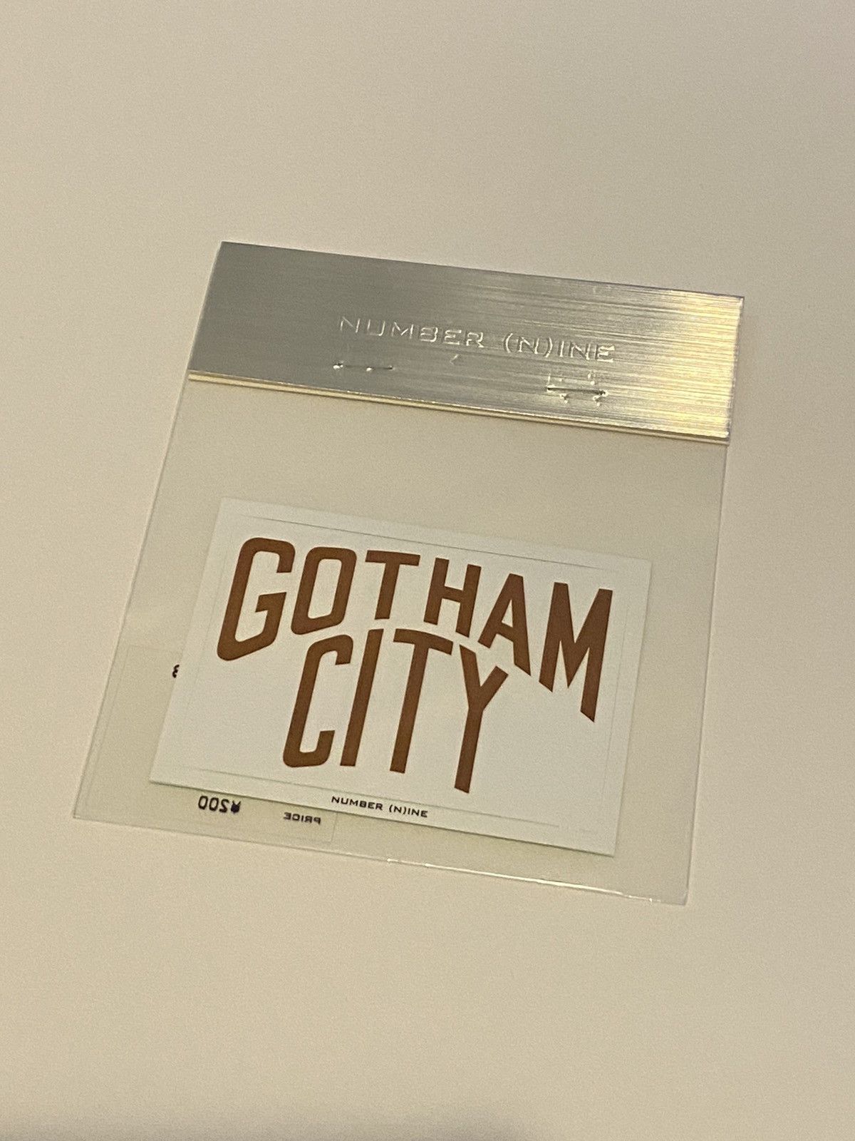 Number (N)ine Number (N)ine Gotham City Sticker Brown 2002 Size ONE SIZE - 1 Thumbnail