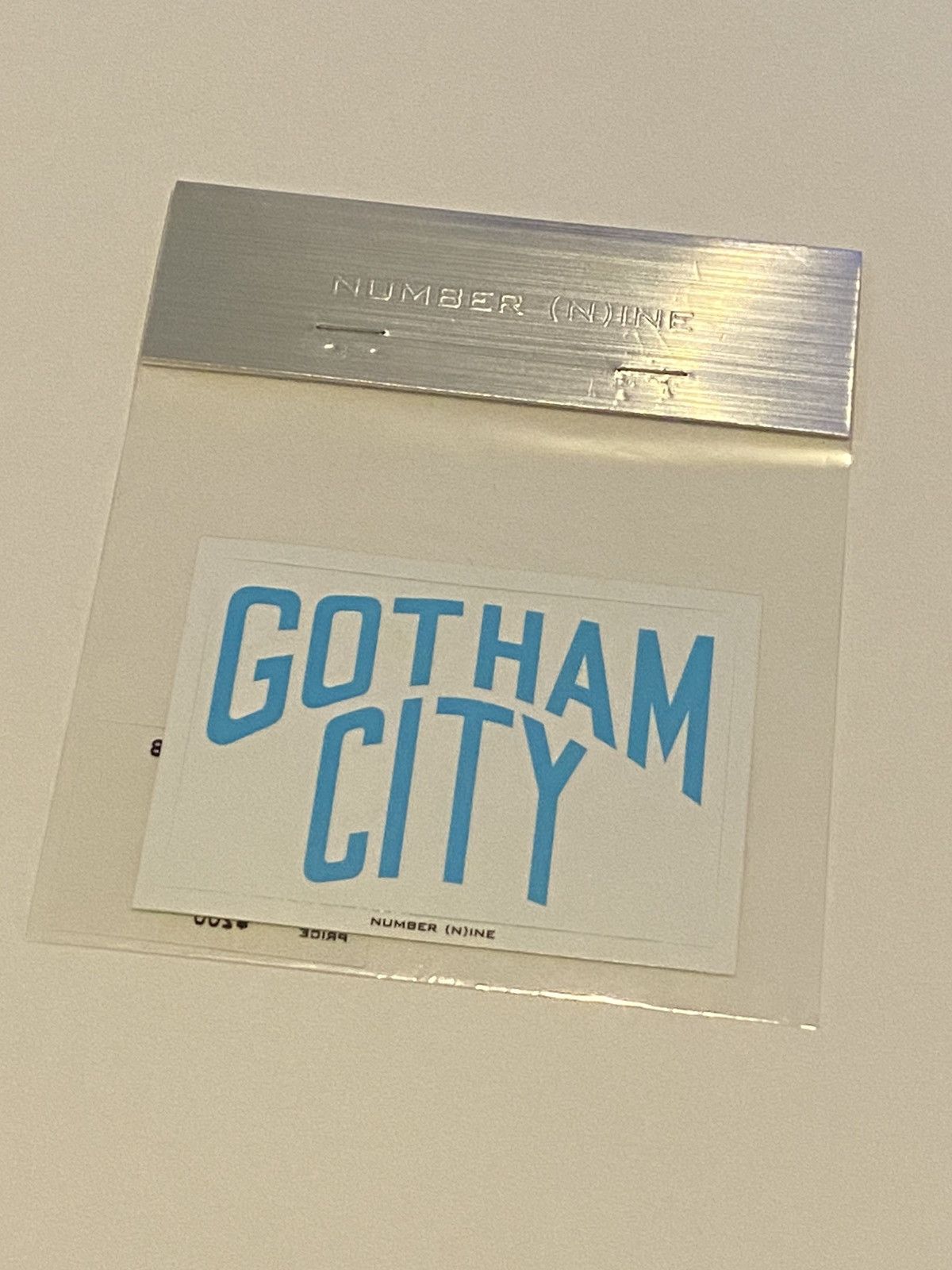 Number (N)ine Number (N)ine Gotham City Sticker Blue 2002 Size ONE SIZE - 1 Thumbnail