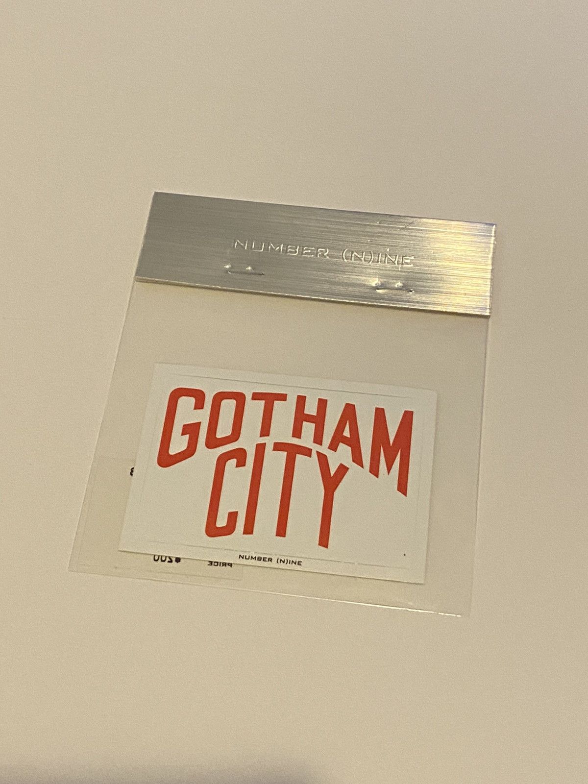 Number (N)ine Number (N)ine Gotham City Sticker Red 2002 Size ONE SIZE - 1 Thumbnail