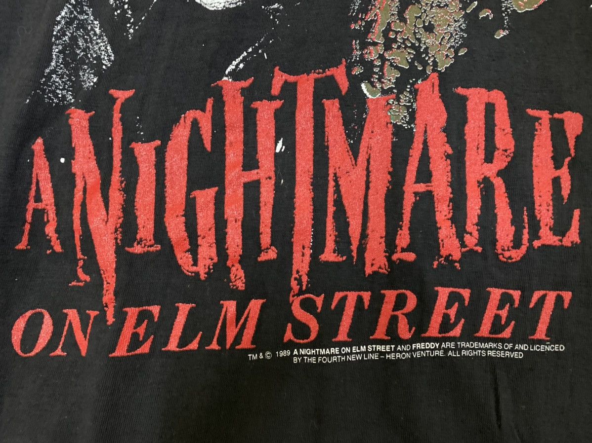 Rap Tees vintage 1989 FREDDY KRUEGER movie film promo t-shirts Size US XL / EU 56 / 4 - 5 Thumbnail