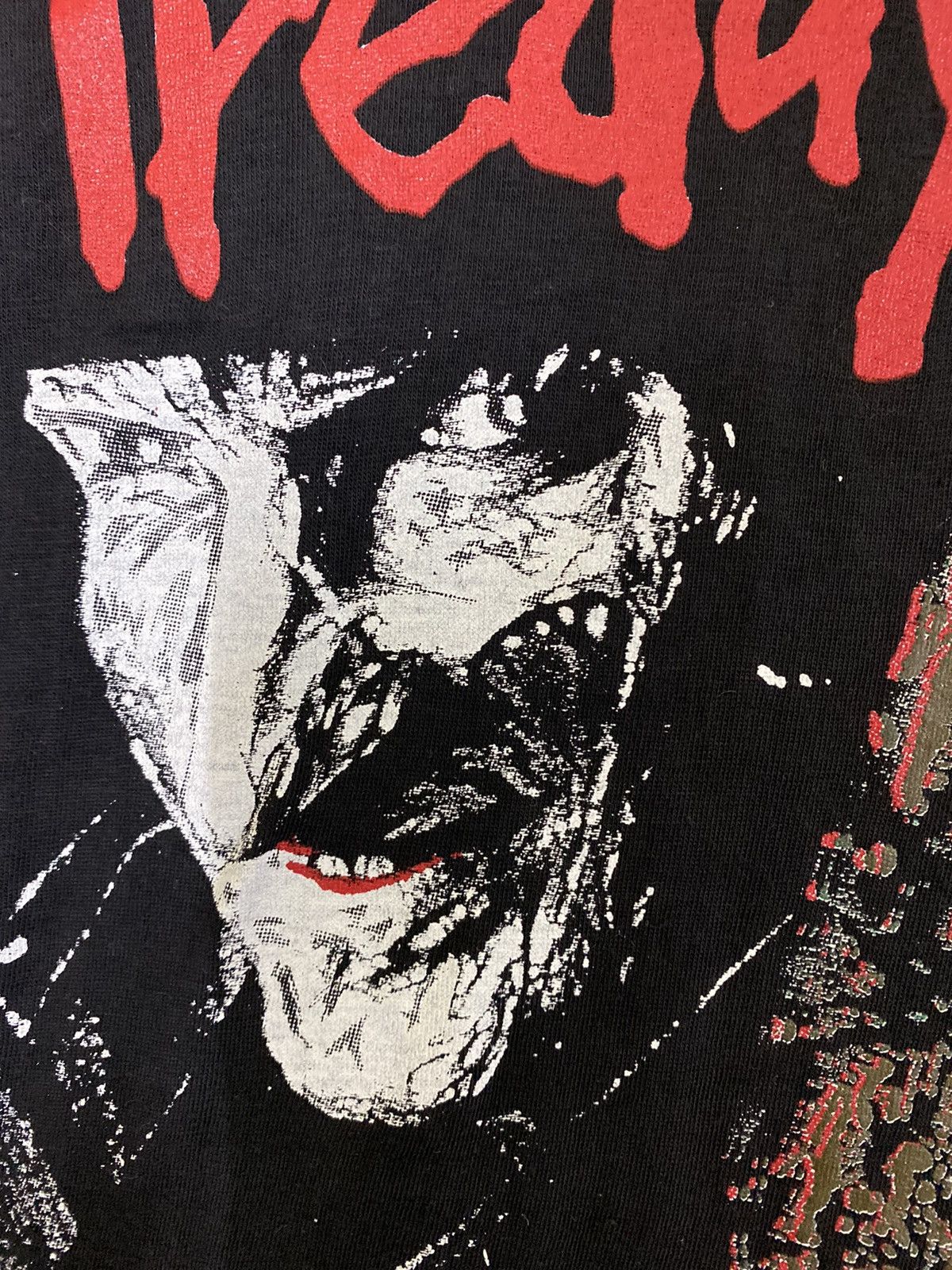 Rap Tees vintage 1989 FREDDY KRUEGER movie film promo t-shirts Size US XL / EU 56 / 4 - 4 Thumbnail
