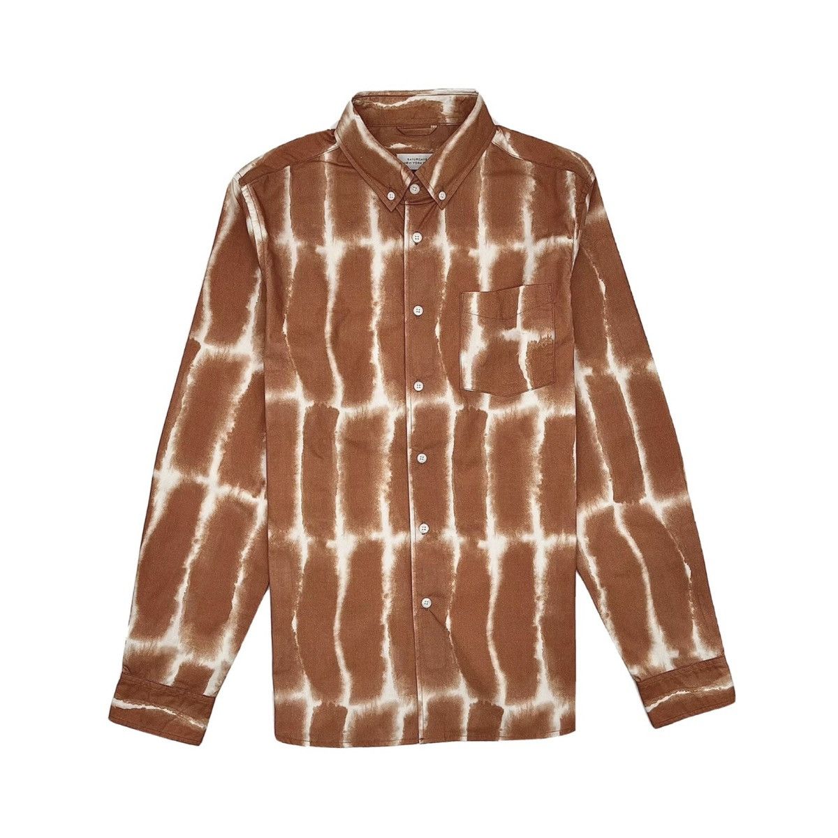 Saturdays NYC Men's Crosby Water Stack Button Down Shirt
