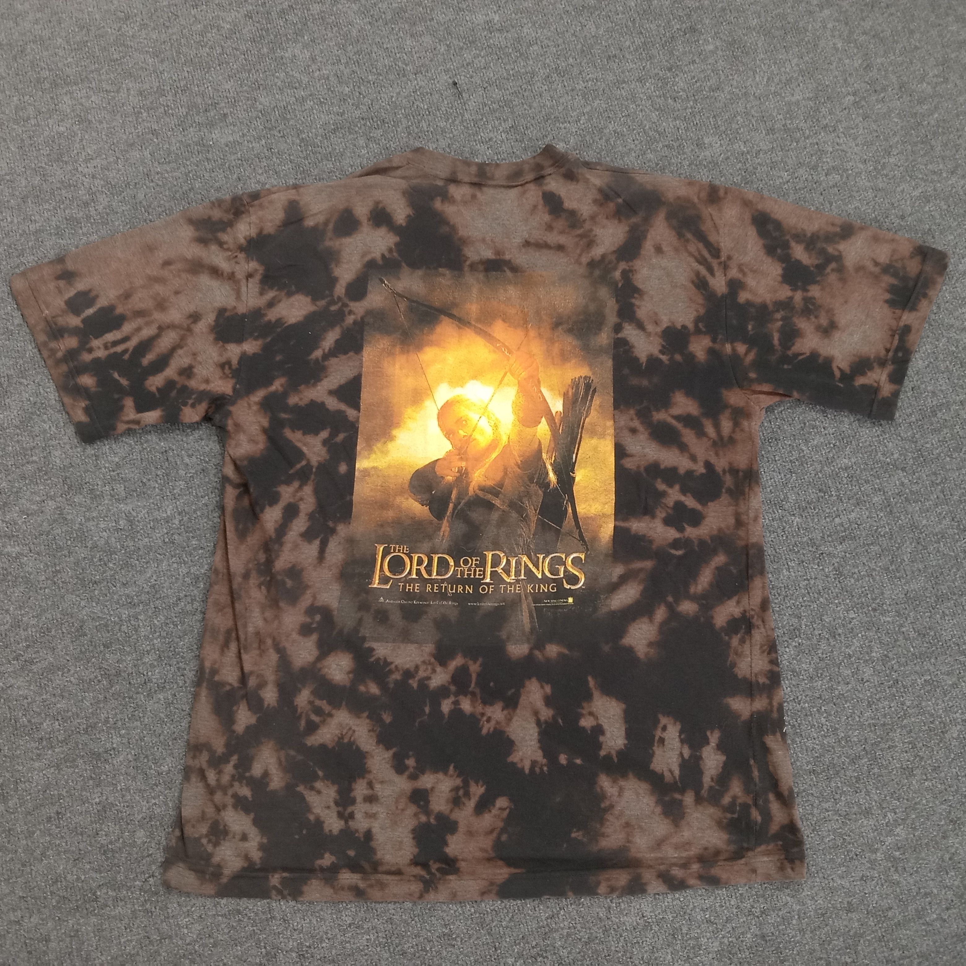 Vintage The Lord Of The Ring American Fantasy Film T-Shirt