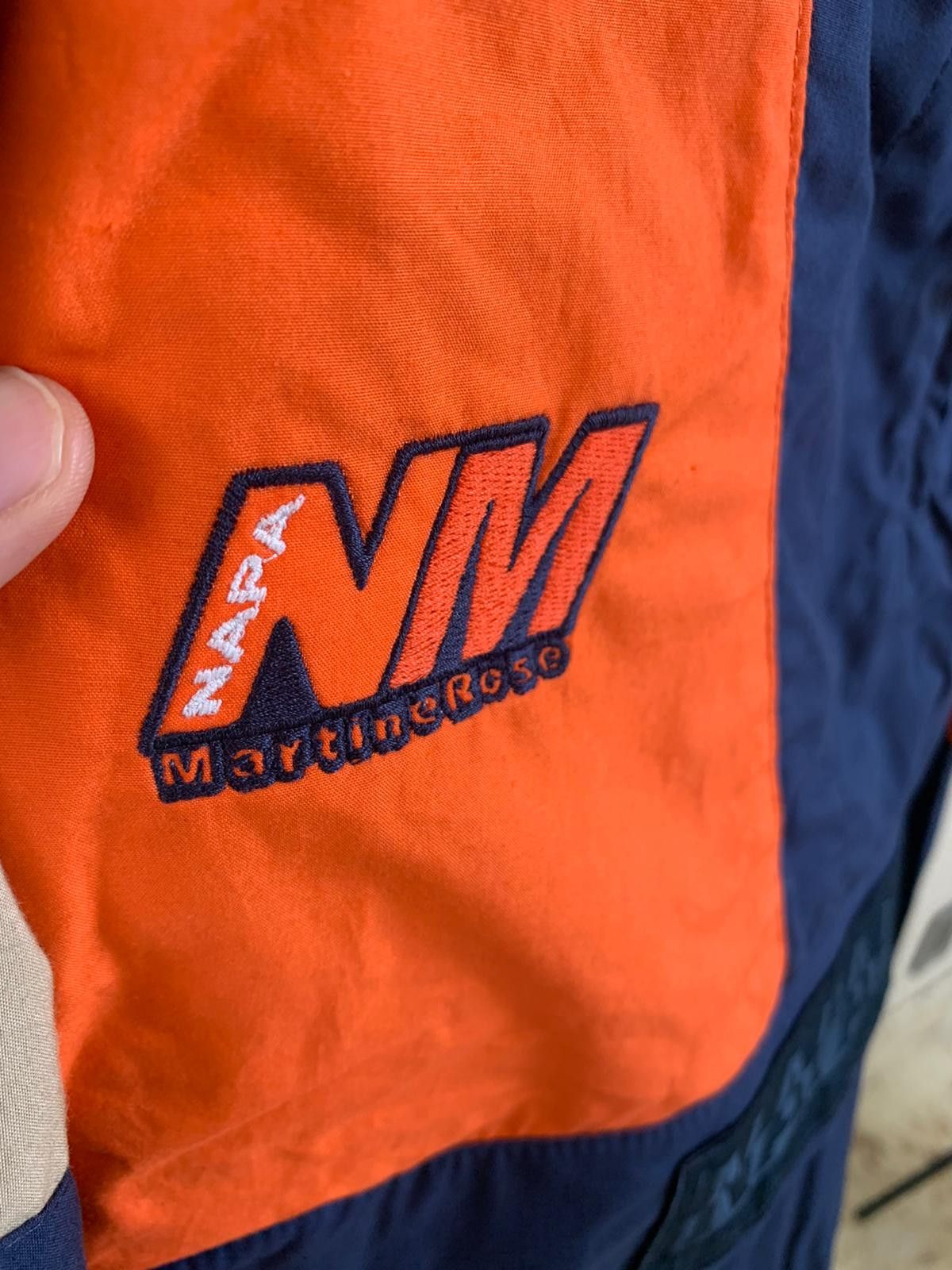 Martine Rose × Napapijri Logo Wind Breaker in Navy / Orange Size US L / EU 52-54 / 3 - 6 Thumbnail