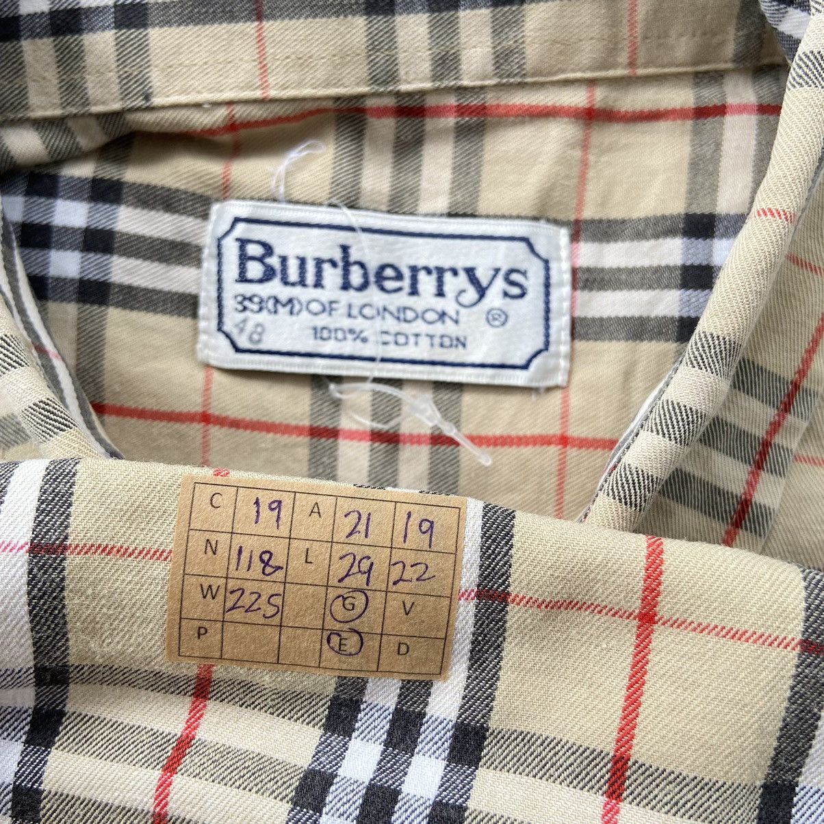 Burberry Burberry long sleeve Nova Check Harrington Style shirt Size US L / EU 52-54 / 3 - 4 Thumbnail