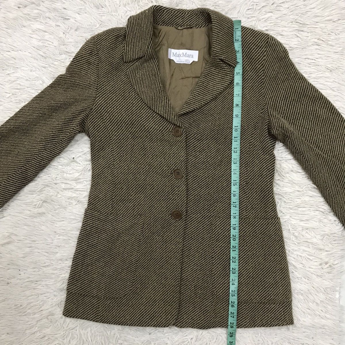 Max Mara Max Mara Wool Coat Jacket Size S / US 4 / IT 40 - 13 Thumbnail