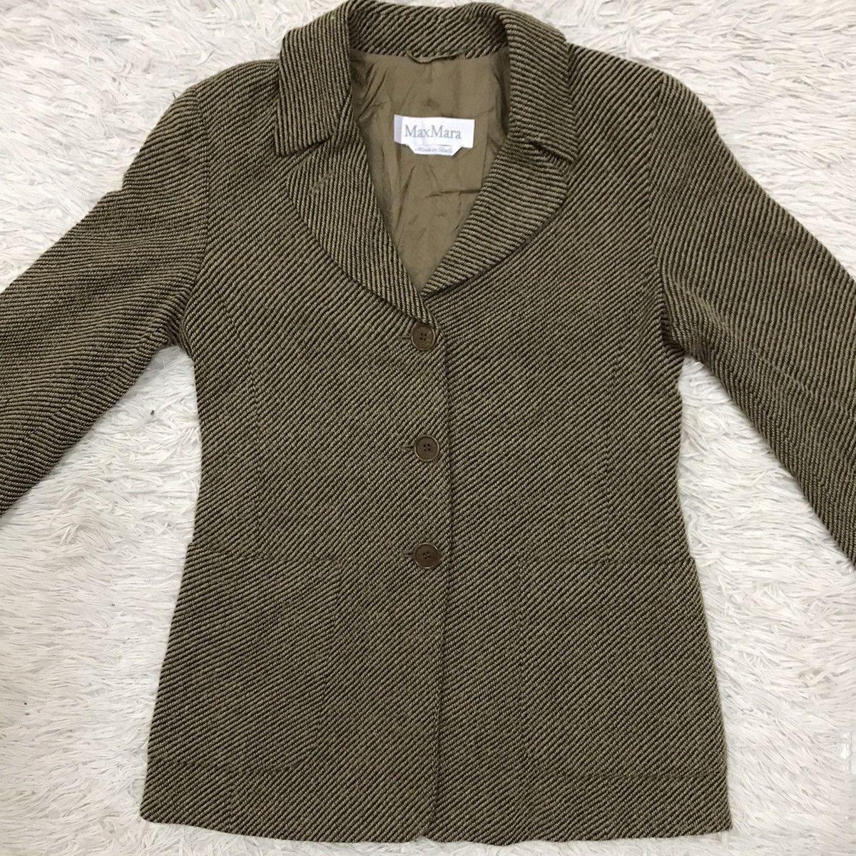 Max Mara Max Mara Wool Coat Jacket Size S / US 4 / IT 40 - 7 Thumbnail