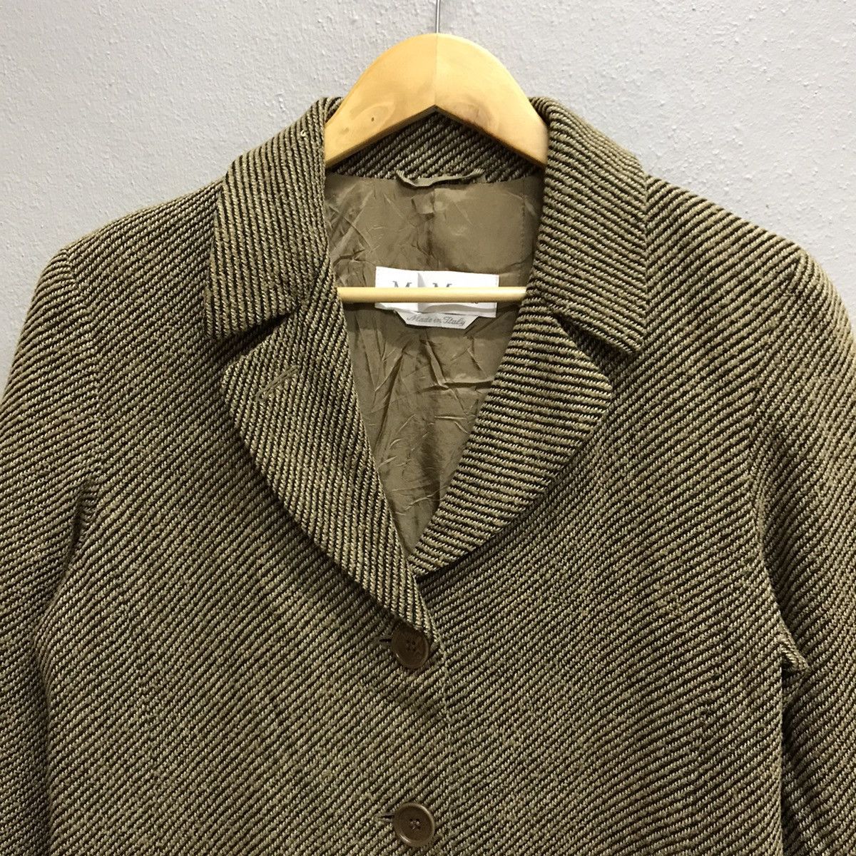 Max Mara Max Mara Wool Coat Jacket Size S / US 4 / IT 40 - 4 Thumbnail