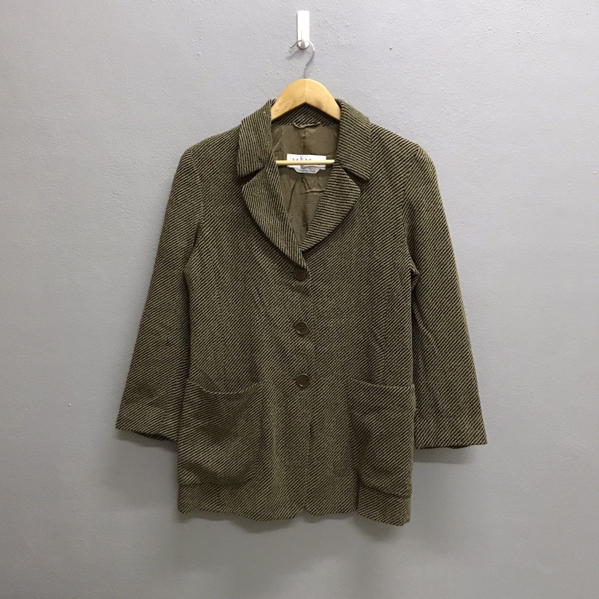 Max Mara Max Mara Wool Coat Jacket Size S / US 4 / IT 40 - 3 Thumbnail