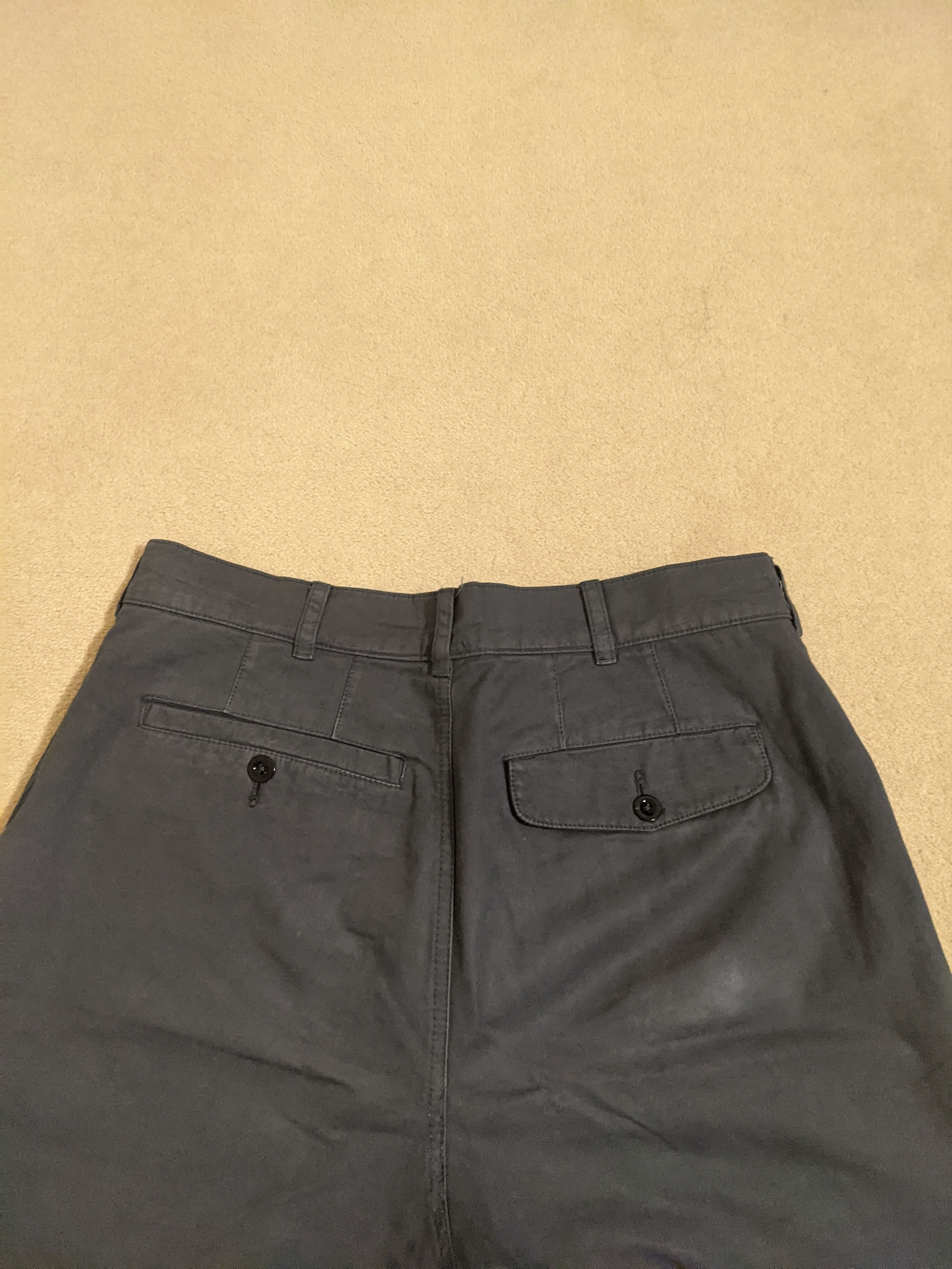 Margaret Howell MHL Fine Compact Drill Chino - Lead (Archival 2013) Size US 32 / EU 48 - 4 Thumbnail