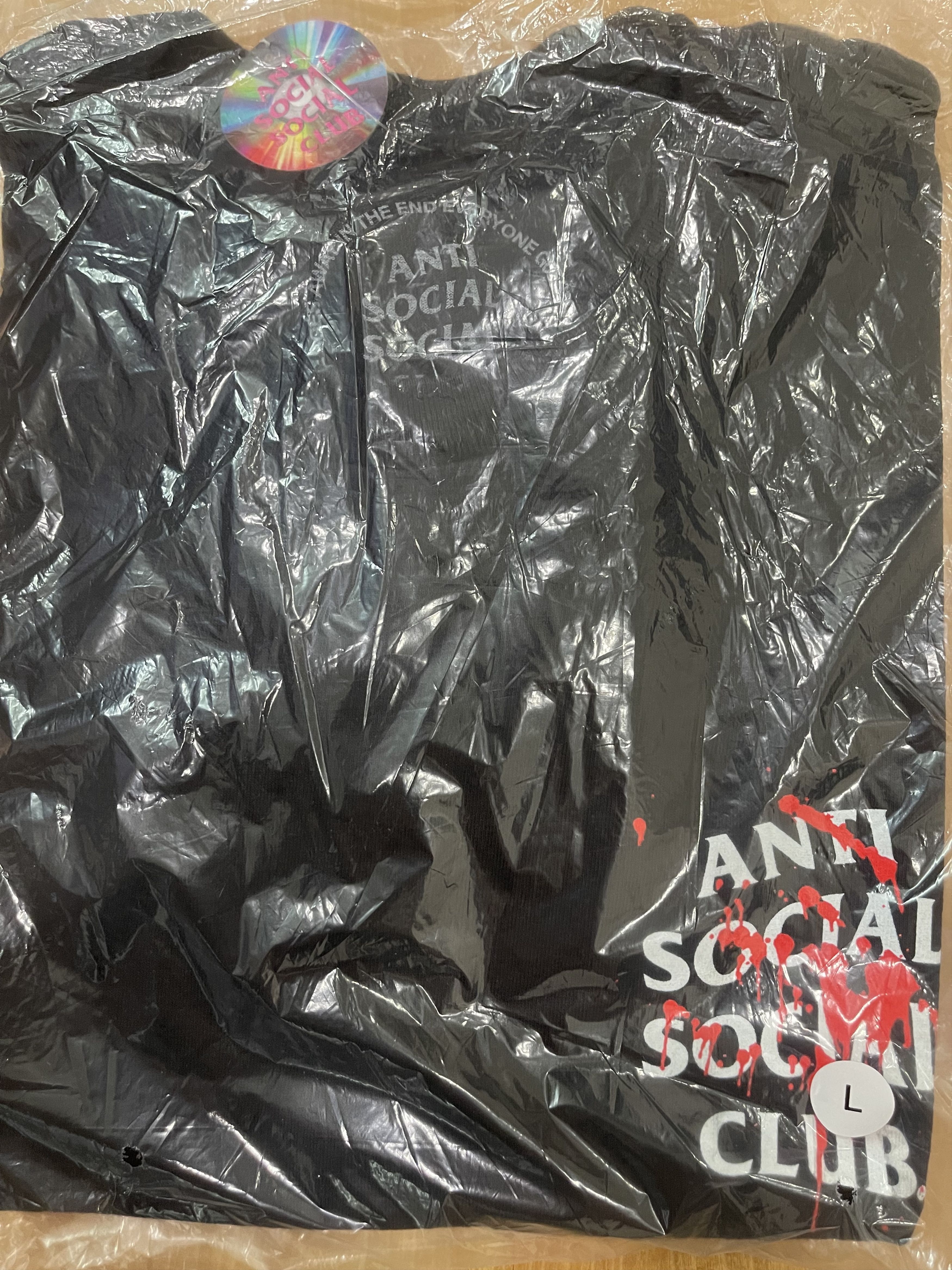 Anti Social Social Club DS Halloween collection ASSC Imprint Black Tee FTP KITH BAPE Size US L / EU 52-54 / 3 - 2 Thumbnail