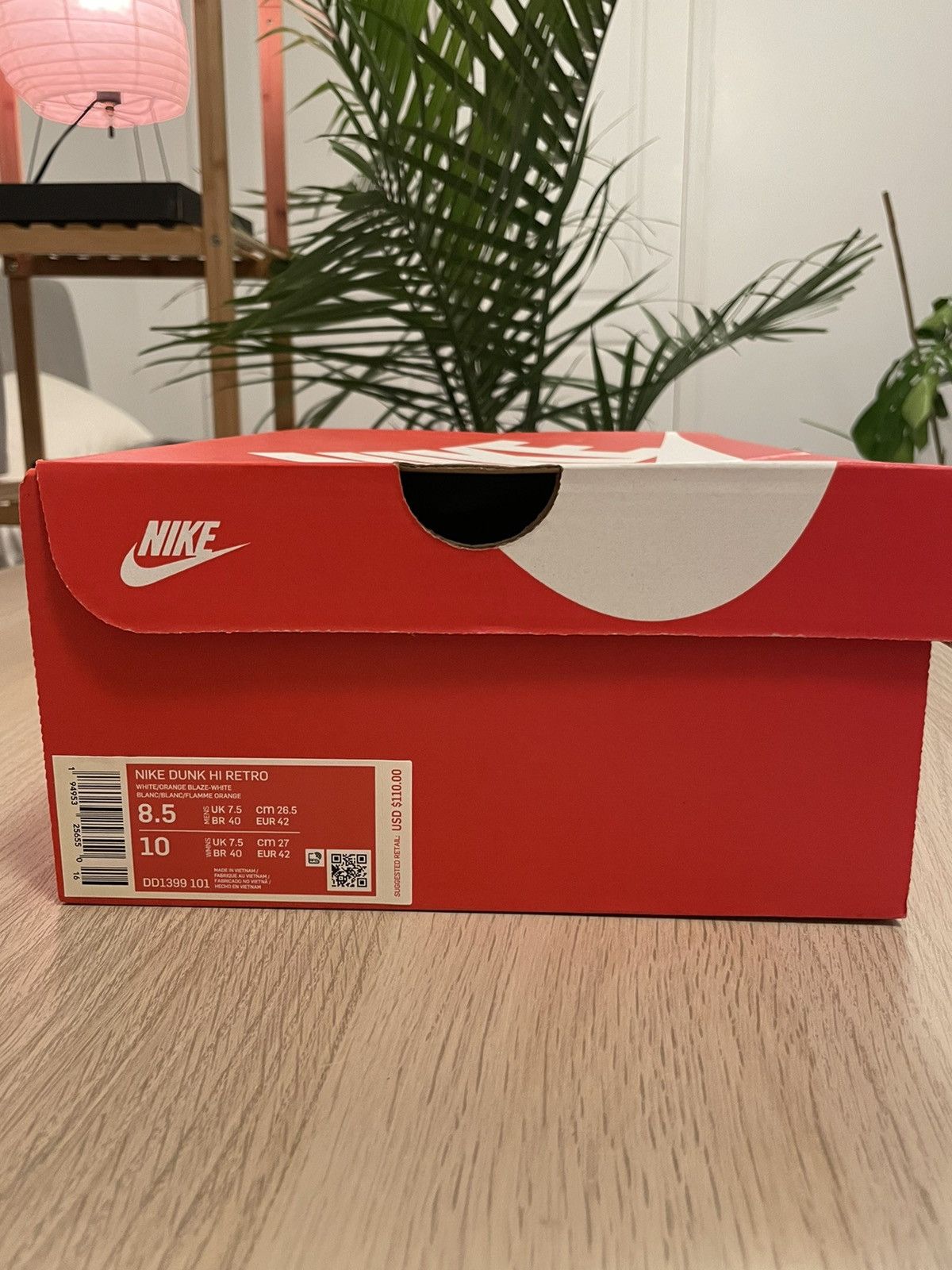 Nike Nike Dunk High Syracuse 2021 Size US 8.5 / EU 41-42 - 6 Thumbnail