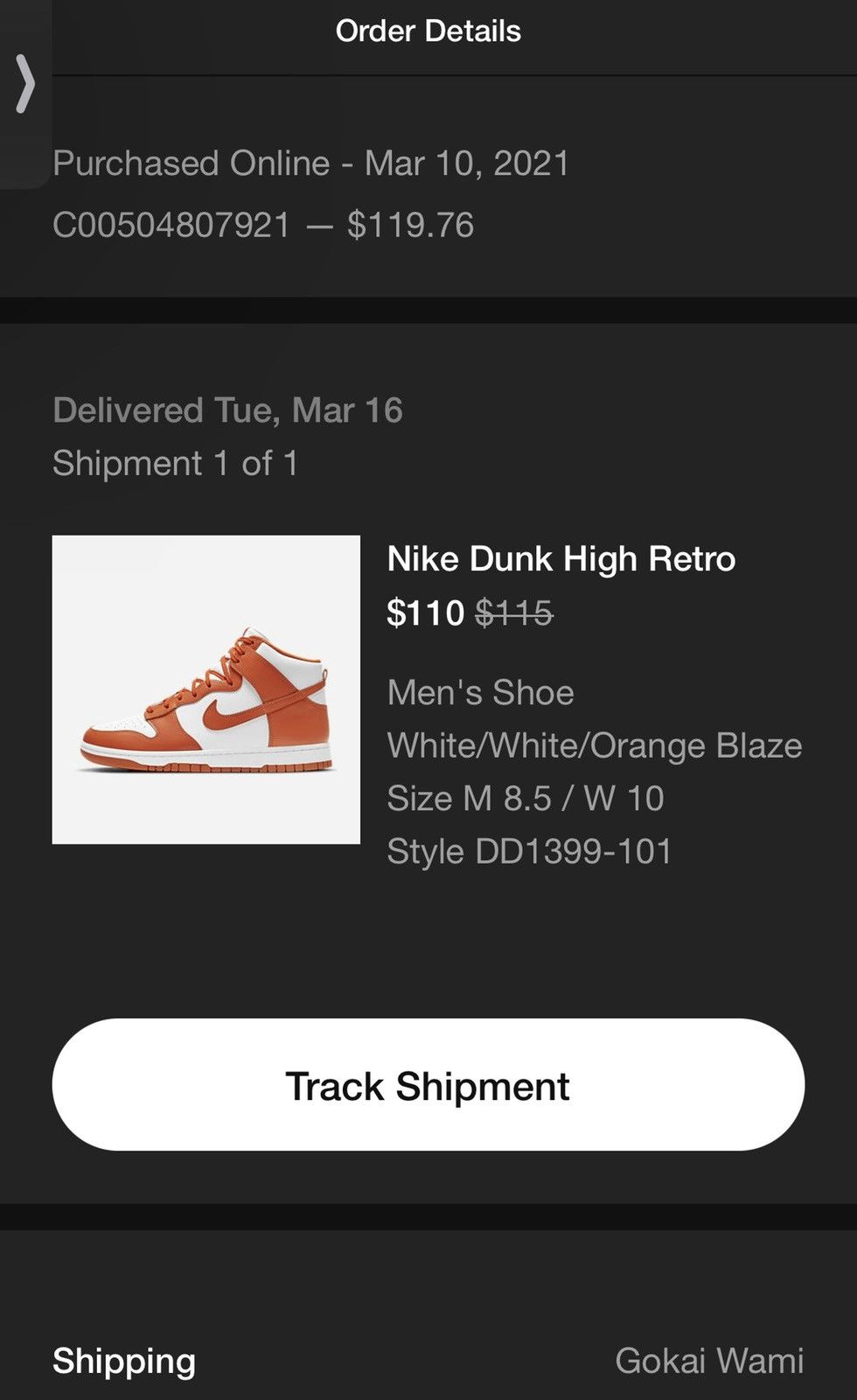 Nike Nike Dunk High Syracuse 2021 Size US 8.5 / EU 41-42 - 11 Thumbnail
