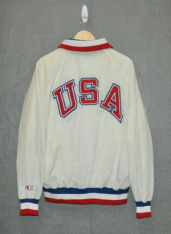 Vintage CHAMPION USA OLYMPICS STADIUMJACKET