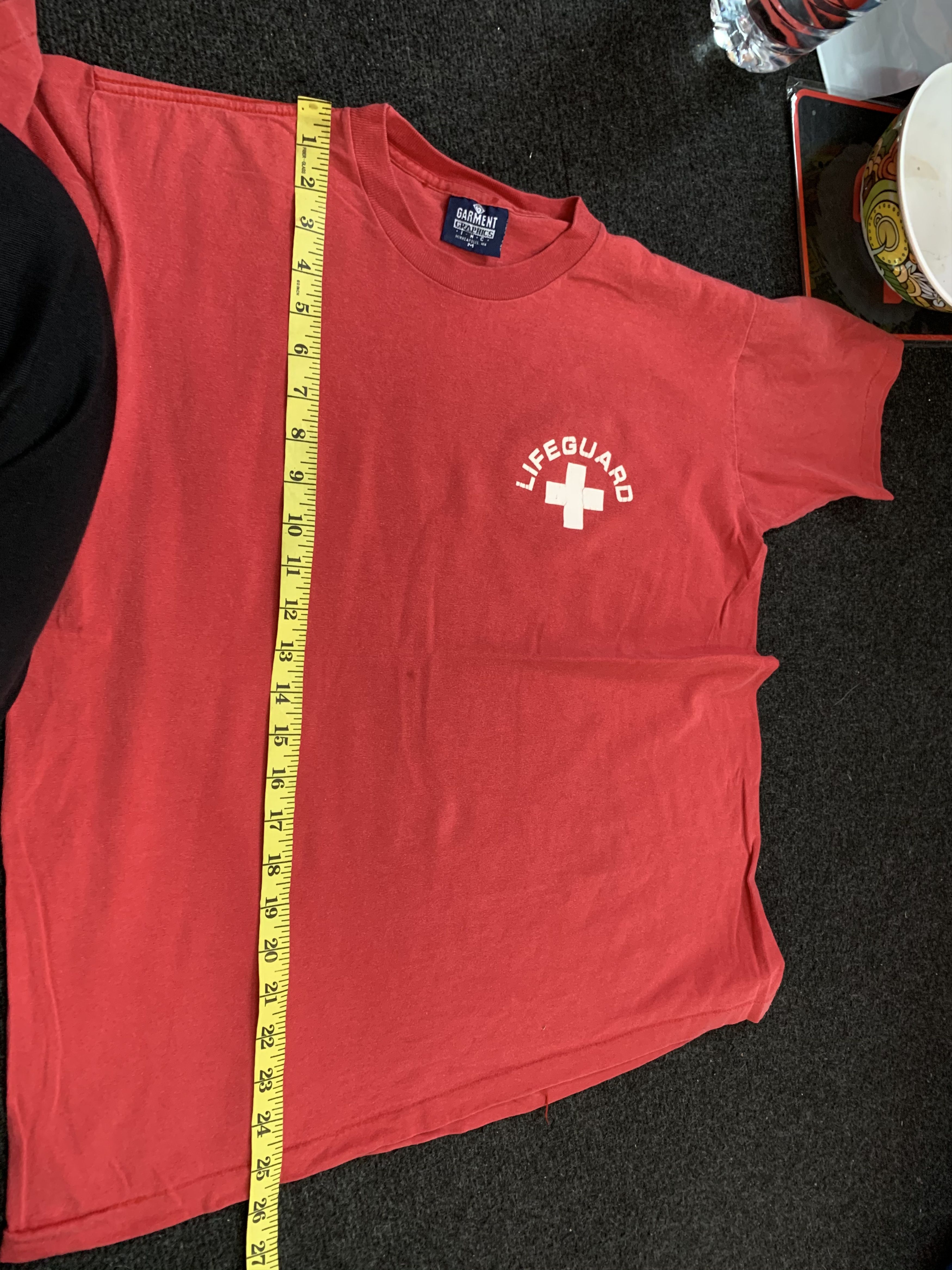 Vintage 🔥Vintage 90s Lifeguard USA Tee Size US M / EU 48-50 / 2 - 9 Thumbnail