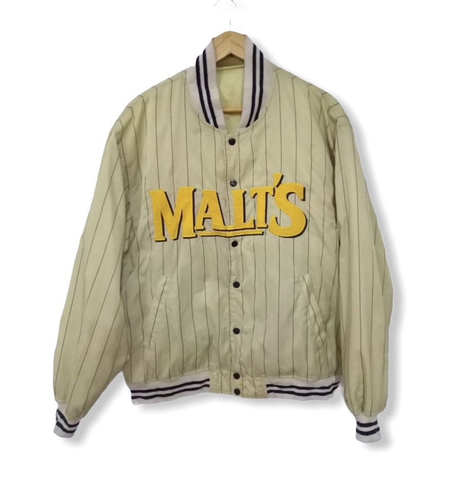 Japanese Brand Vintage 90s Malts Beer Suntory Reversible Jacket Size US L / EU 52-54 / 3 - 1 Thumbnail