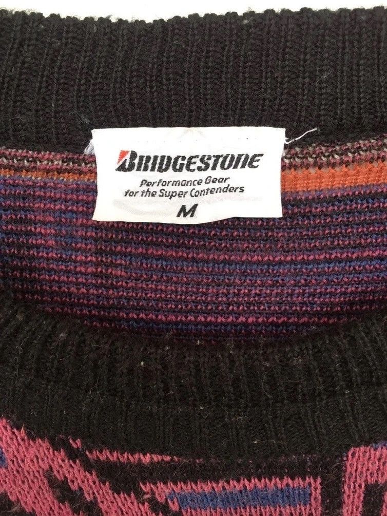 Sports Specialties × Vintage Vintage Bridgestone Racing Overprint Sweater Knit Size US M / EU 48-50 / 2 - 9 Thumbnail