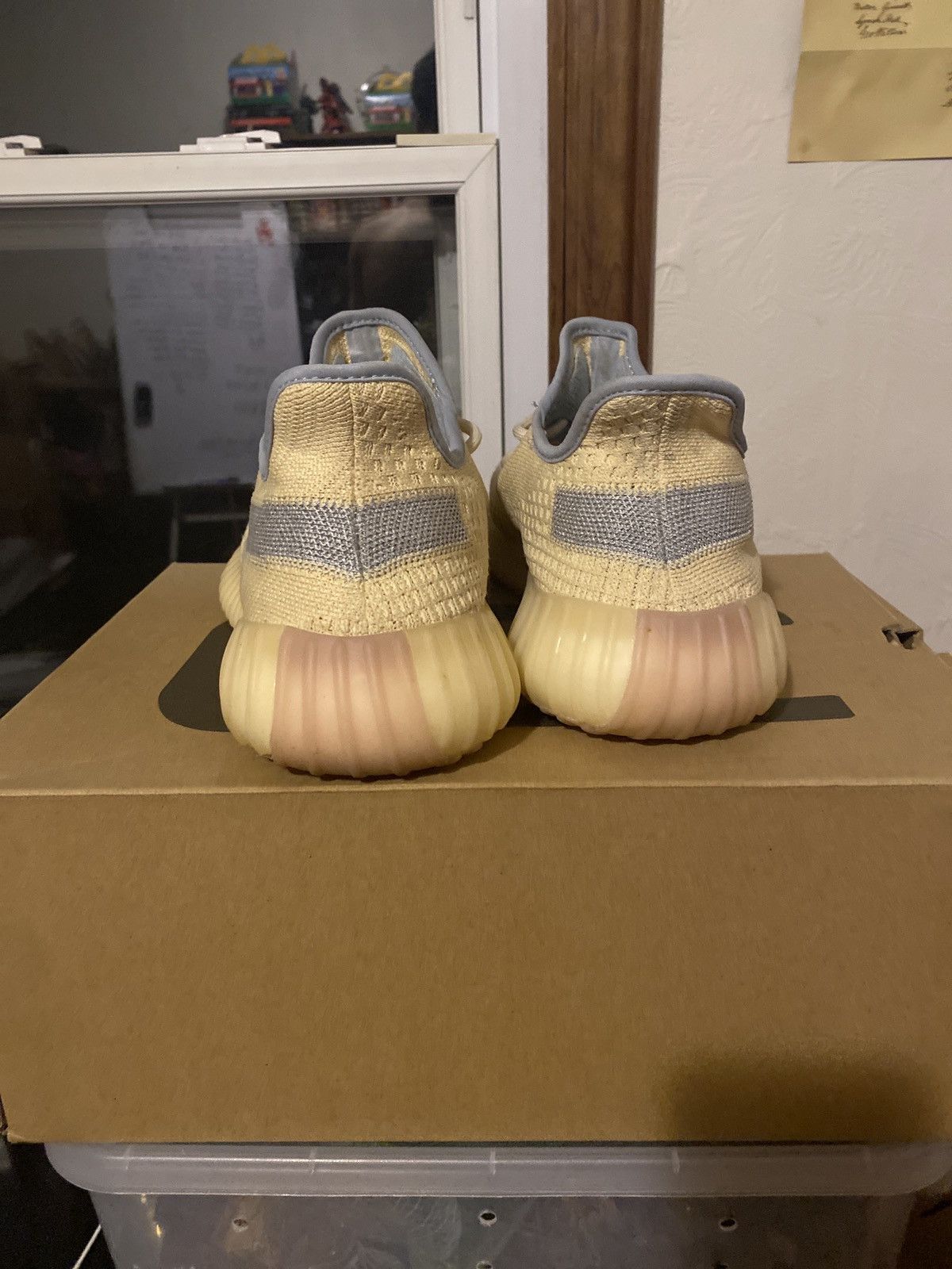 Adidas Yeezy 350 V2 “Linen” Size US 12 / EU 45 - 4 Thumbnail